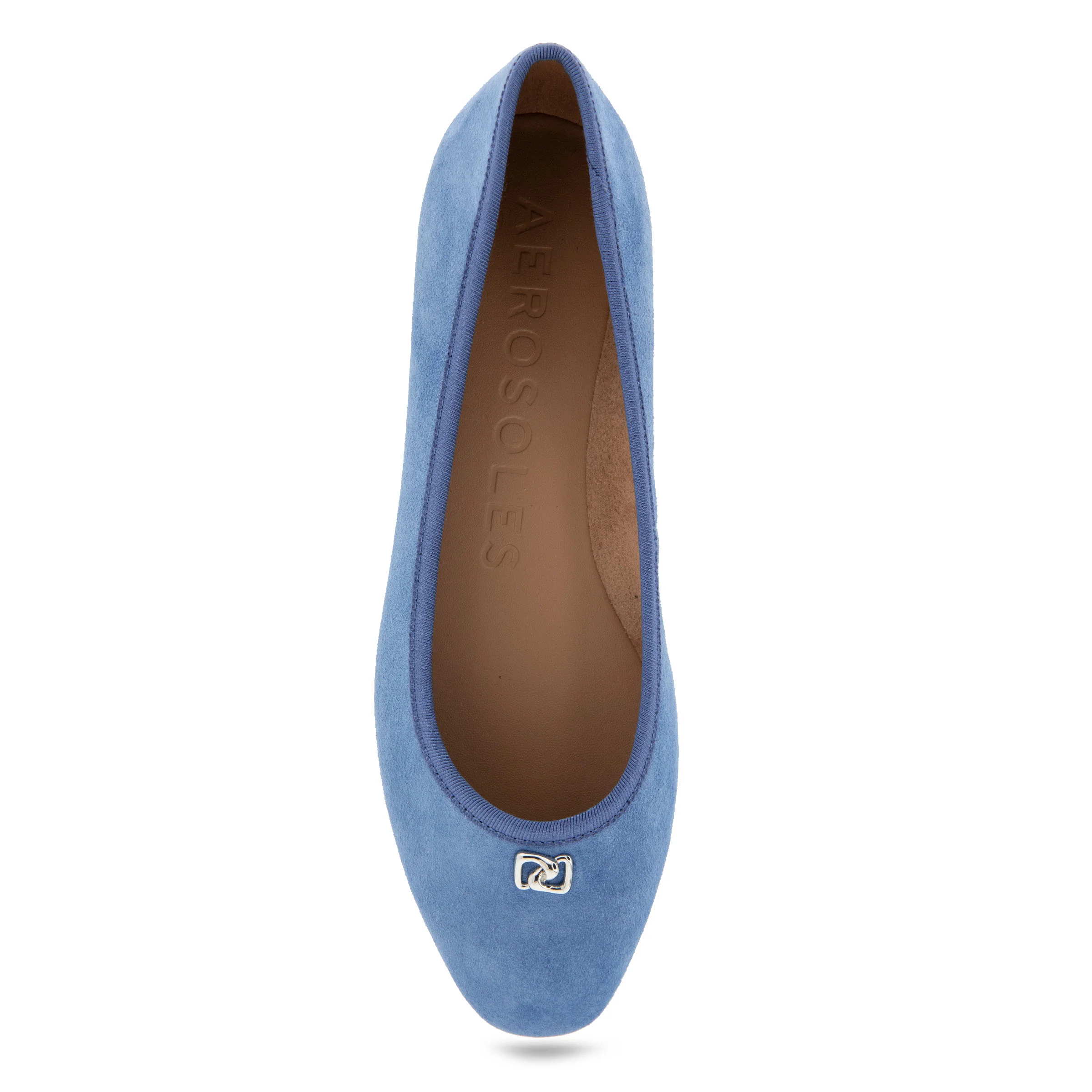 Arena Dress Flat | Blue Jean Suede - Image 3