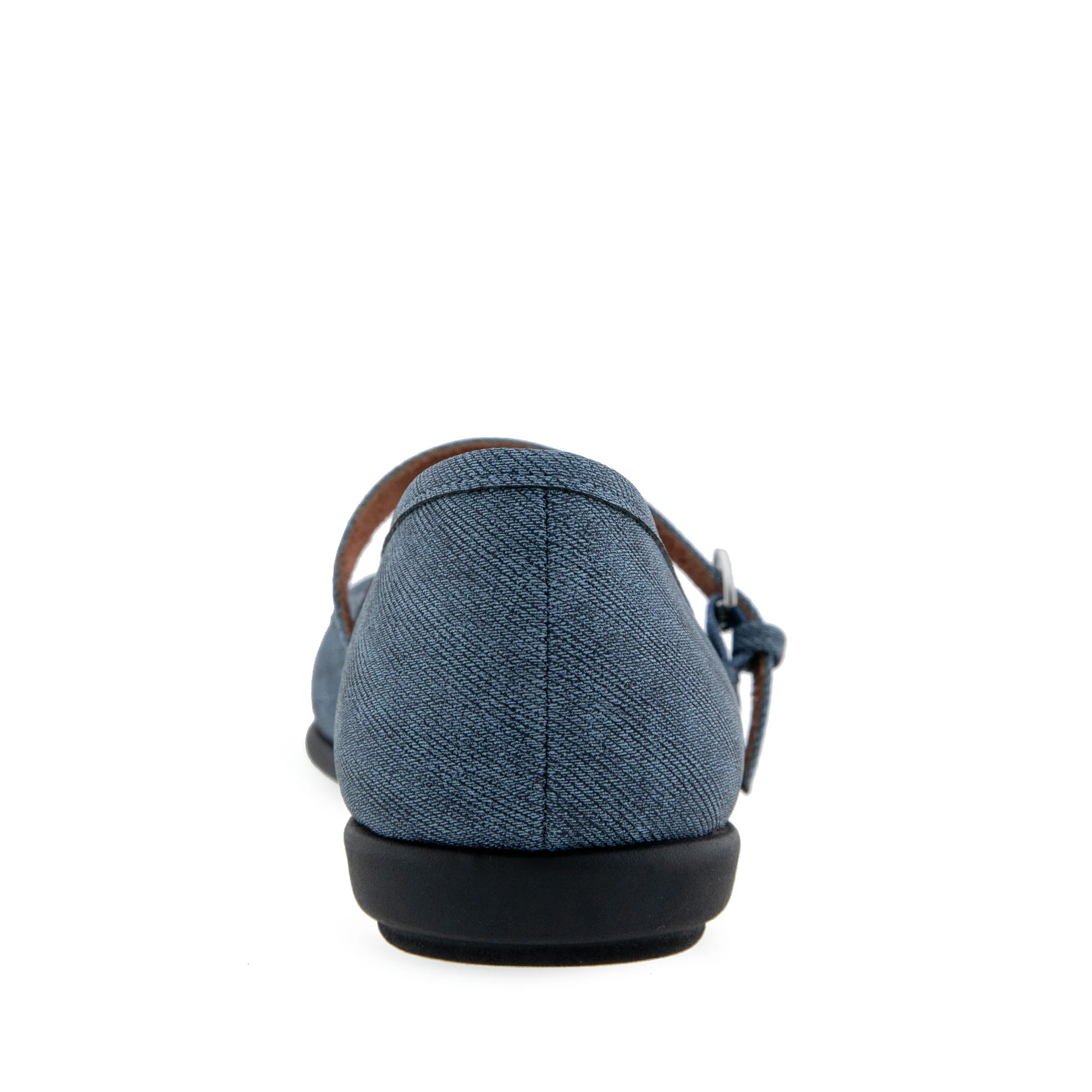 Baylee Casual Flat | Denim  Faux Leather - Image 4