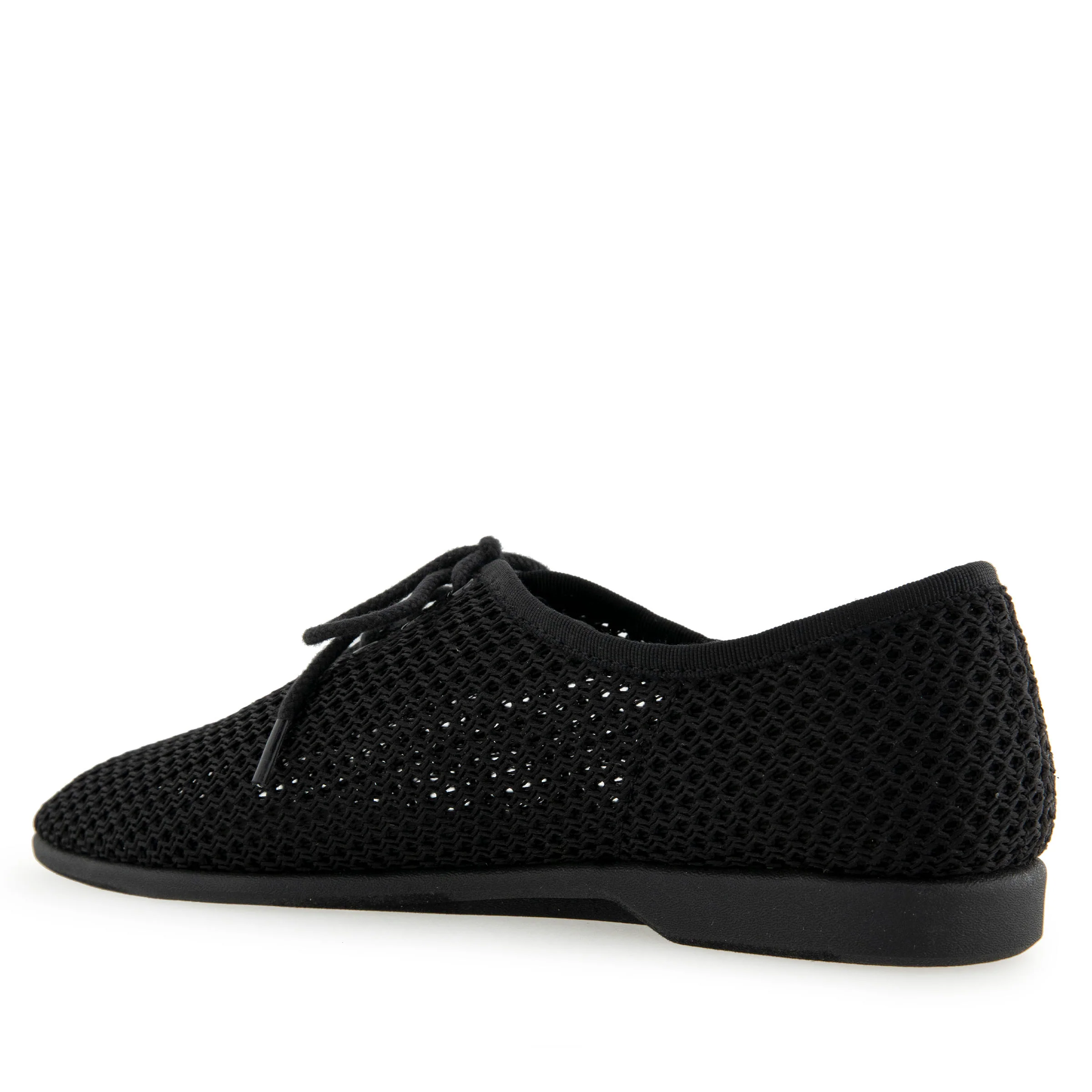 Breezy Casual Oxford | Black Mesh Fabric - Image 2