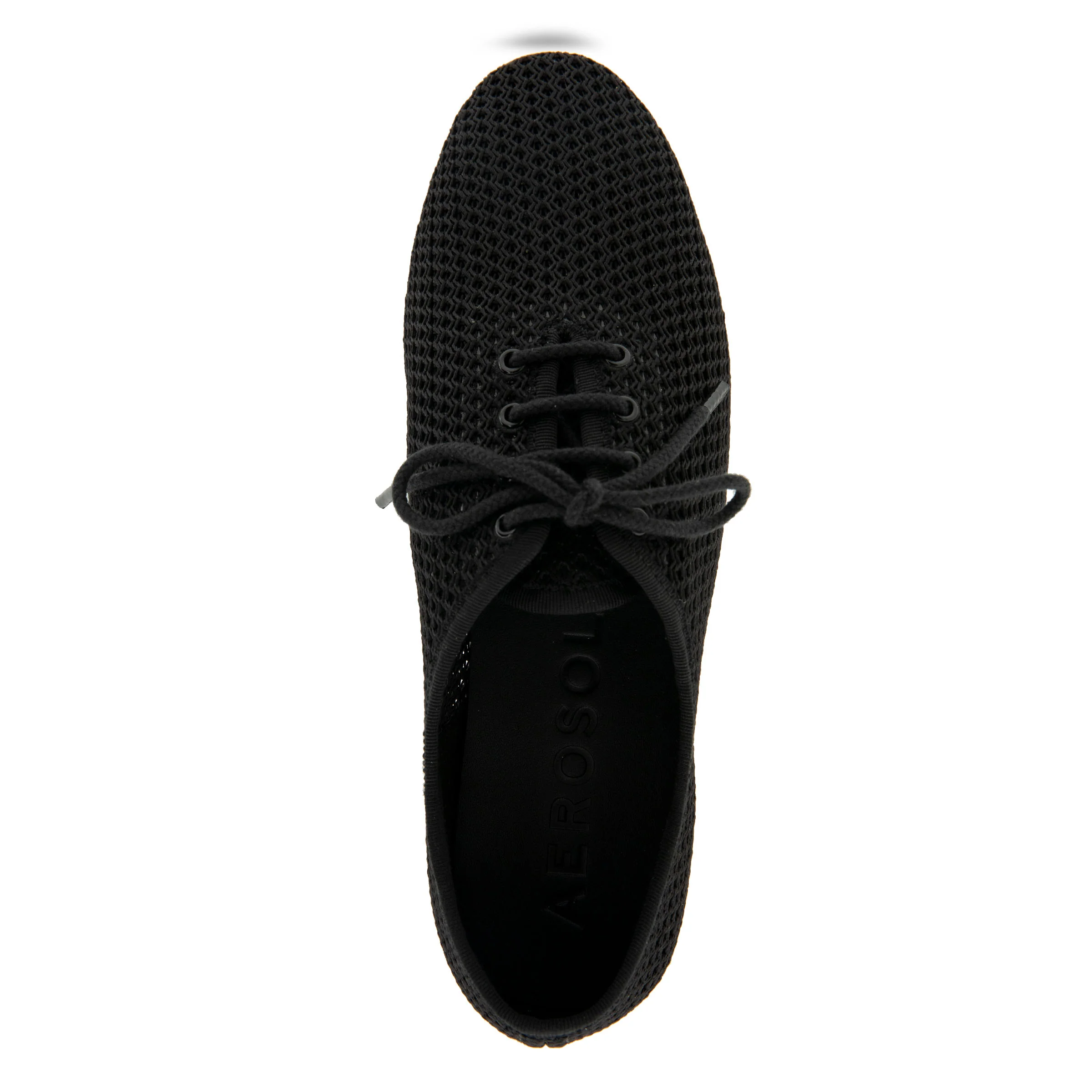 Breezy Casual Oxford | Black Mesh Fabric - Image 3