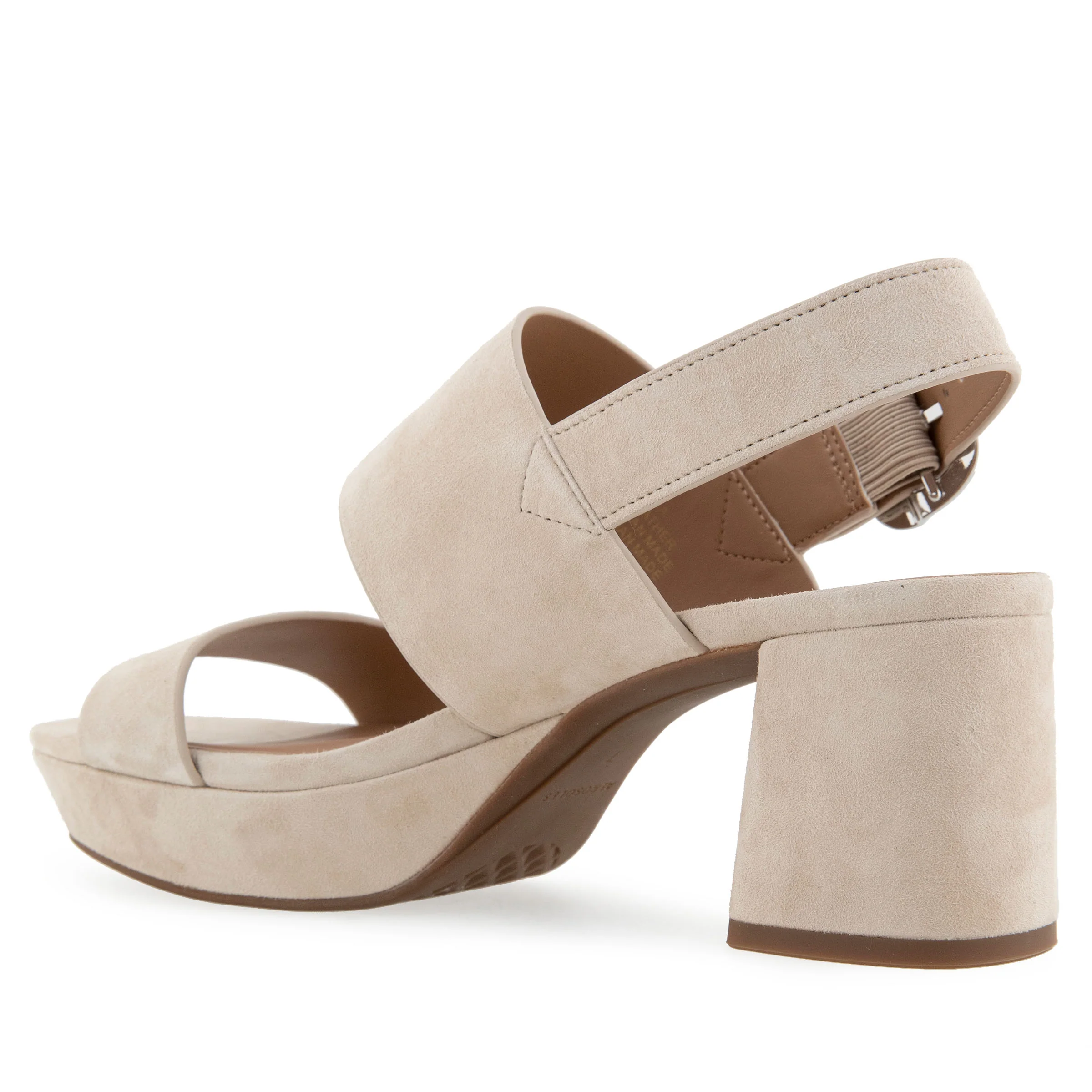 Camera Sandal Platform | Stone Suede - Image 2