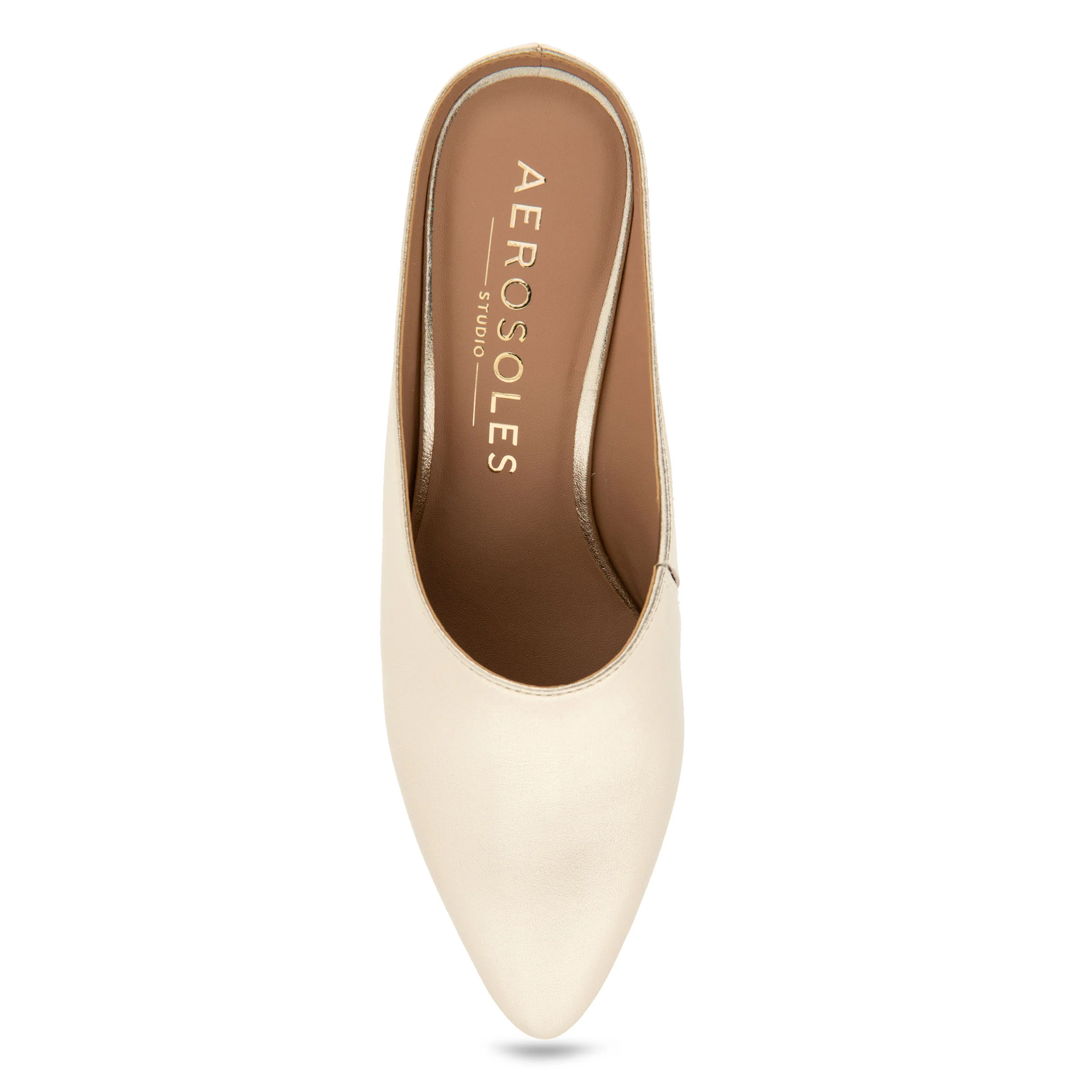 Camia Dress Wedge | Gold Metallic Leather - Image 3
