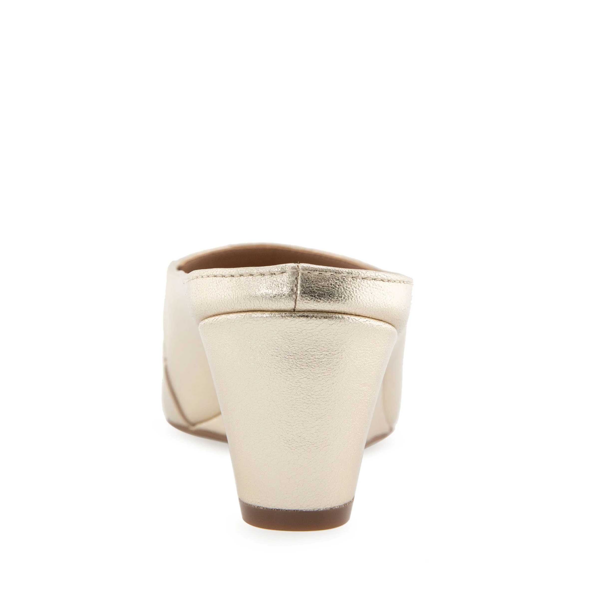 Camia Dress Wedge | Gold Metallic Leather - Image 4