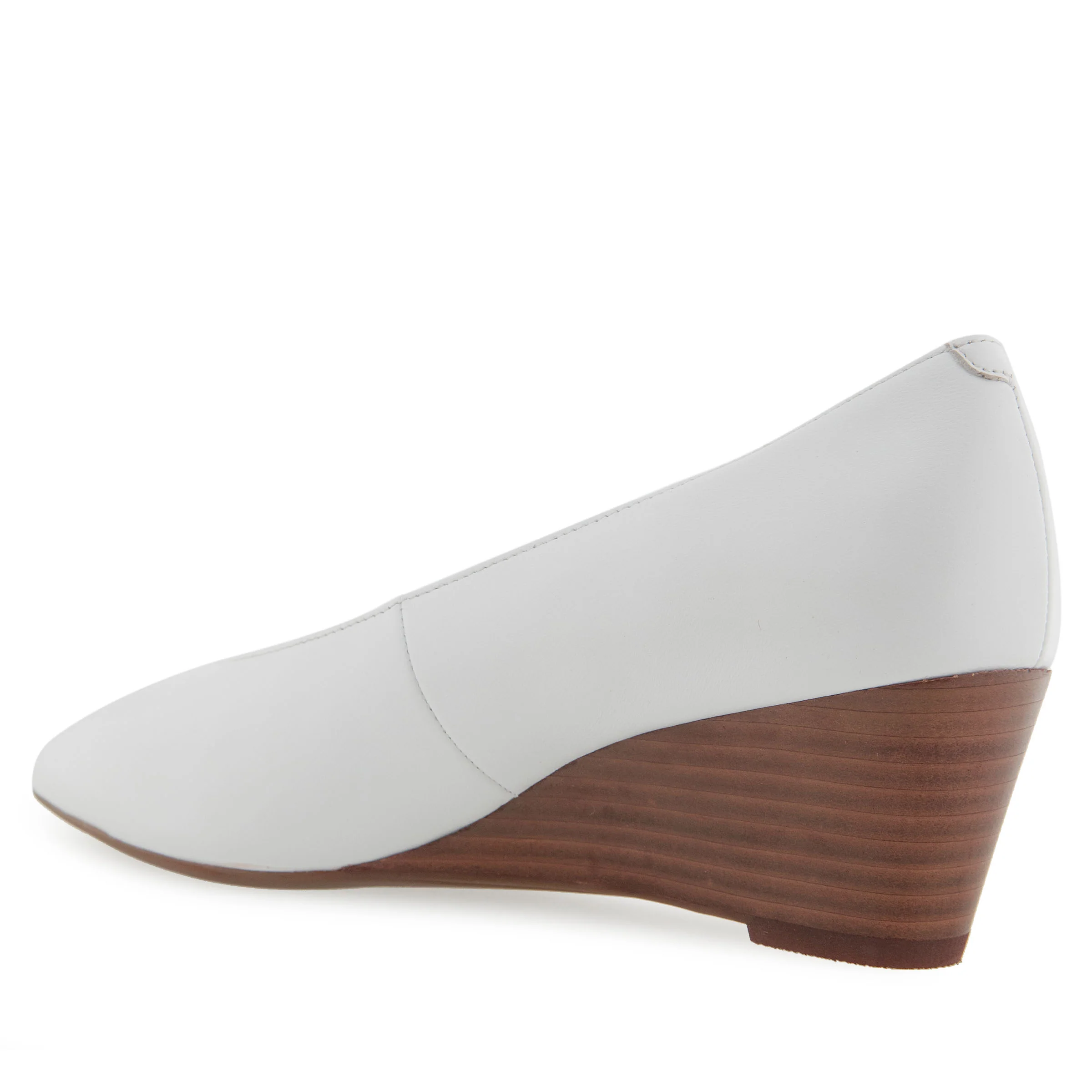 Caruzo Dress Wedge | Bright White Leather - Image 2