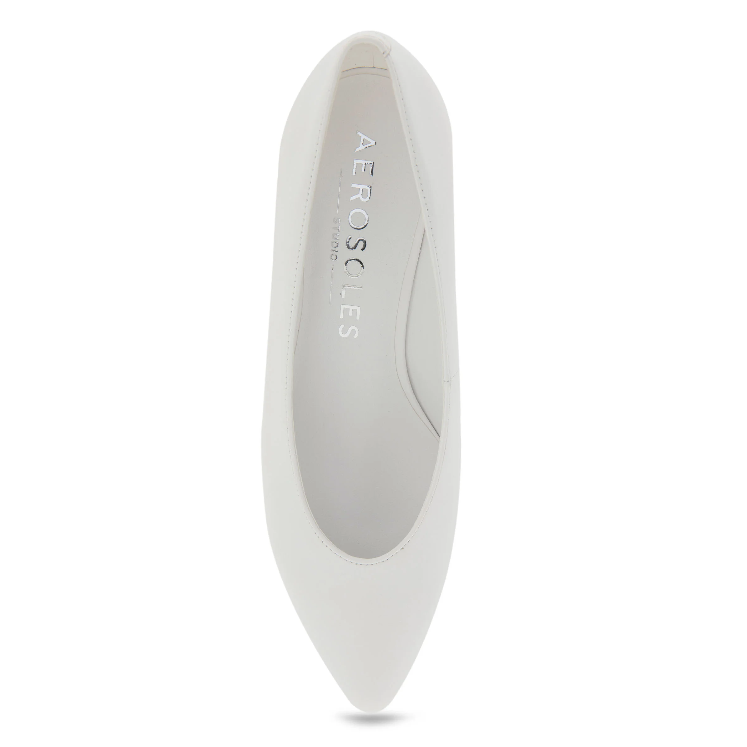 Caruzo Dress Wedge | Bright White Leather - Image 3