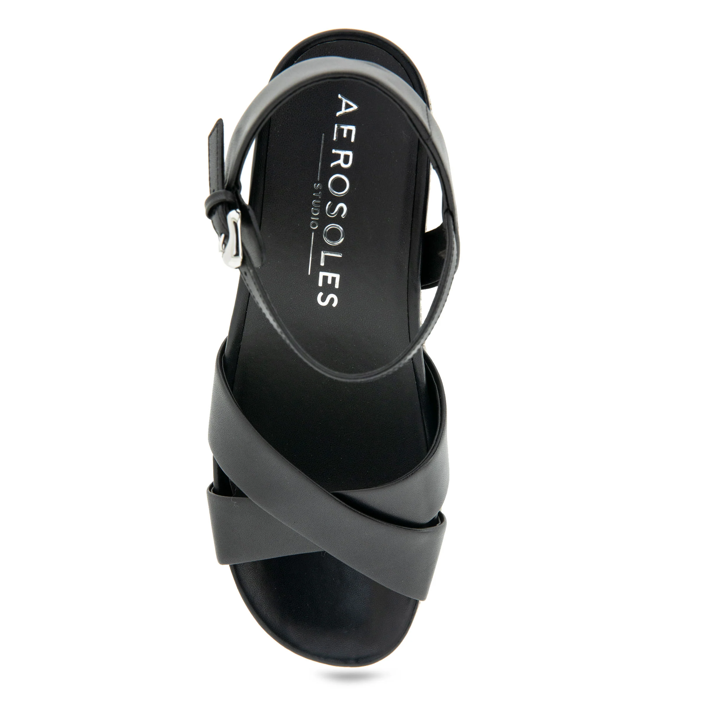 Chabella Sandal Dress Platform | Black Leather - Image 3