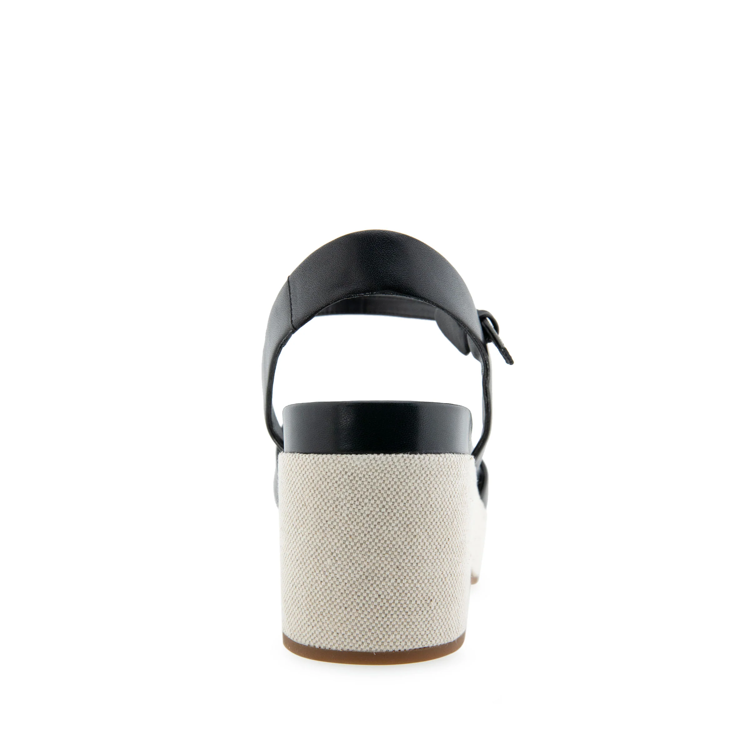 Chabella Sandal Dress Platform | Black Leather - Image 4