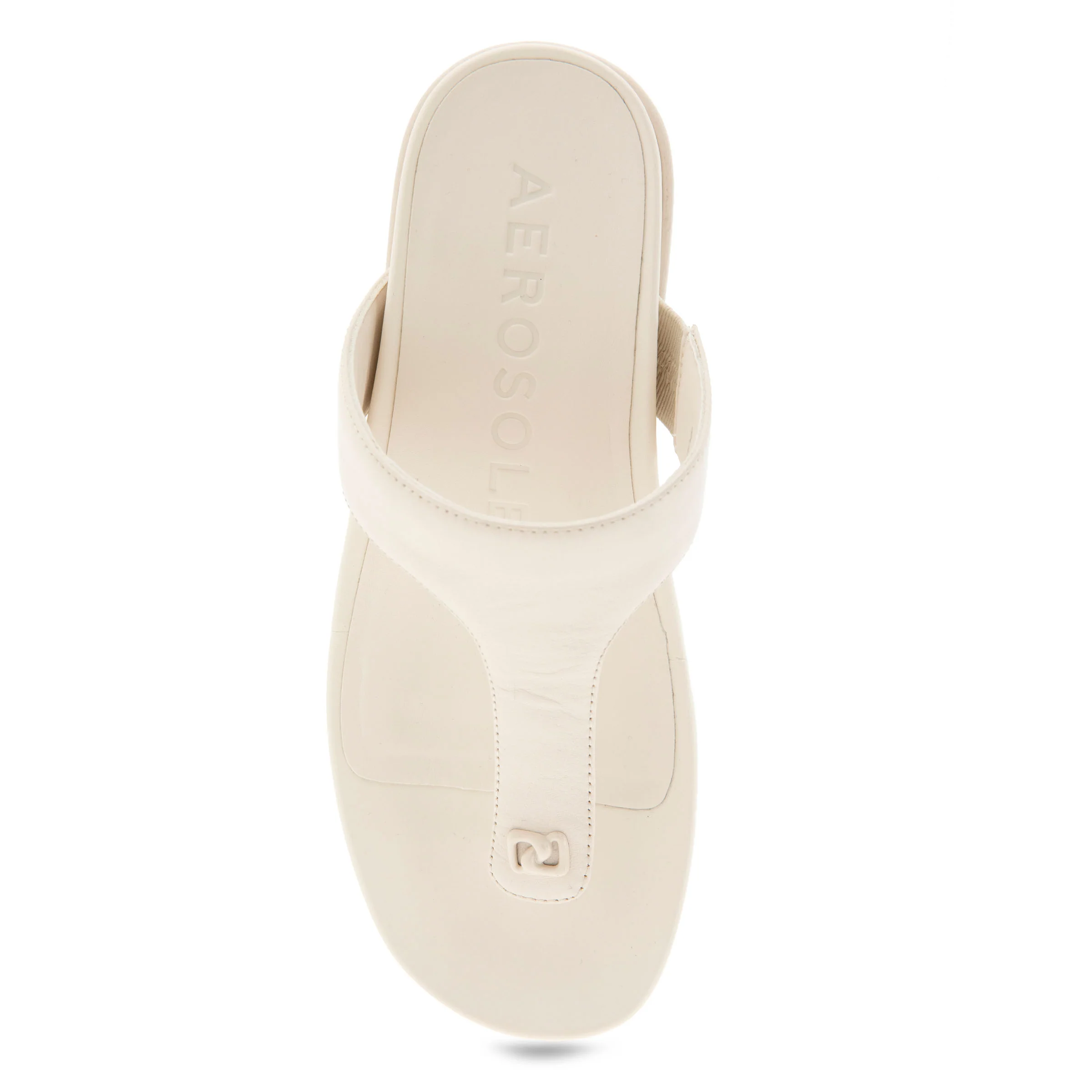 Clio Sandal Dress Block Heel | Eggnog Leather/Cork Heel - Image 3