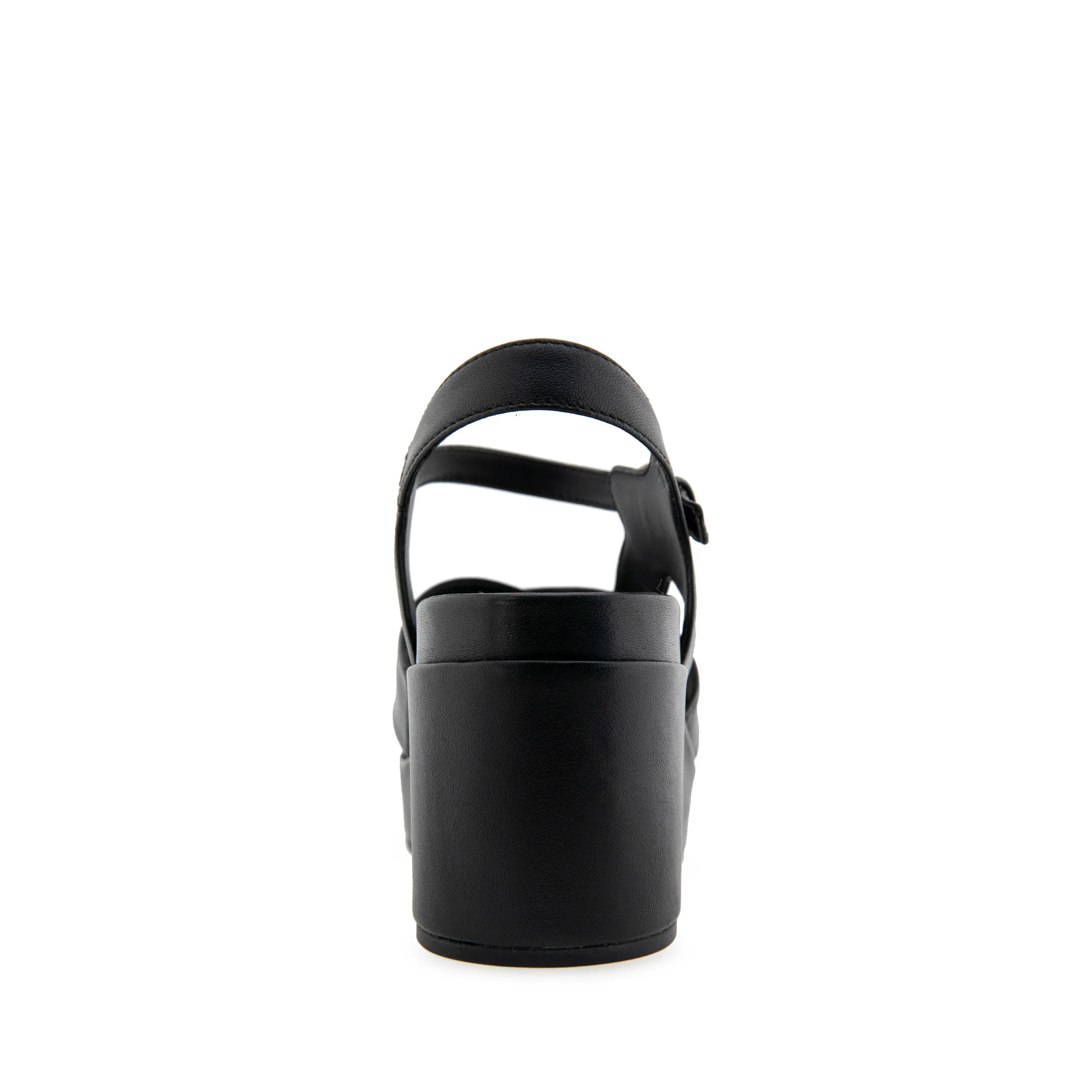 Cora Sandal Dress Platform | Black Leather - Image 4