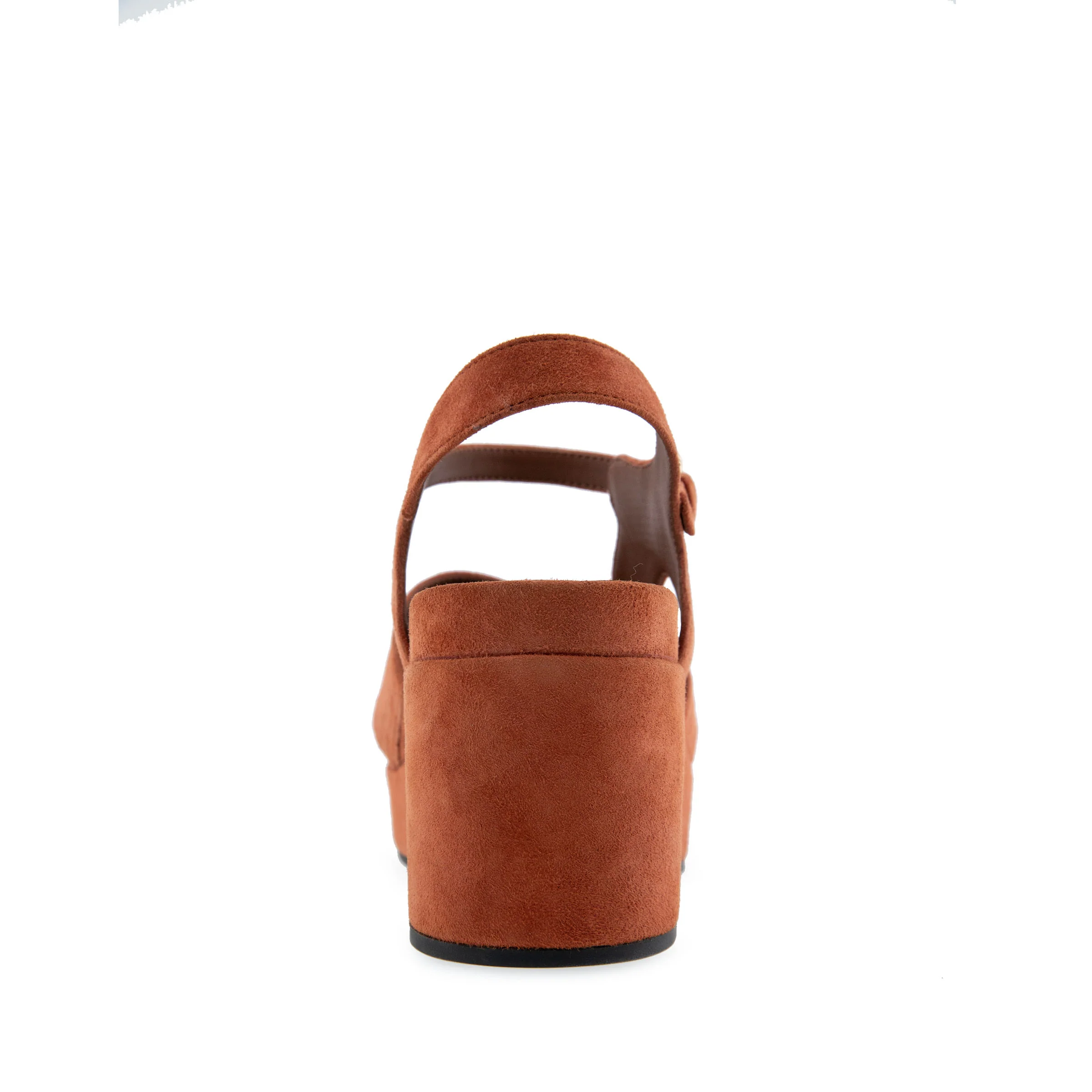Cora Sandal Dress Platform | Rust Suede - Image 4