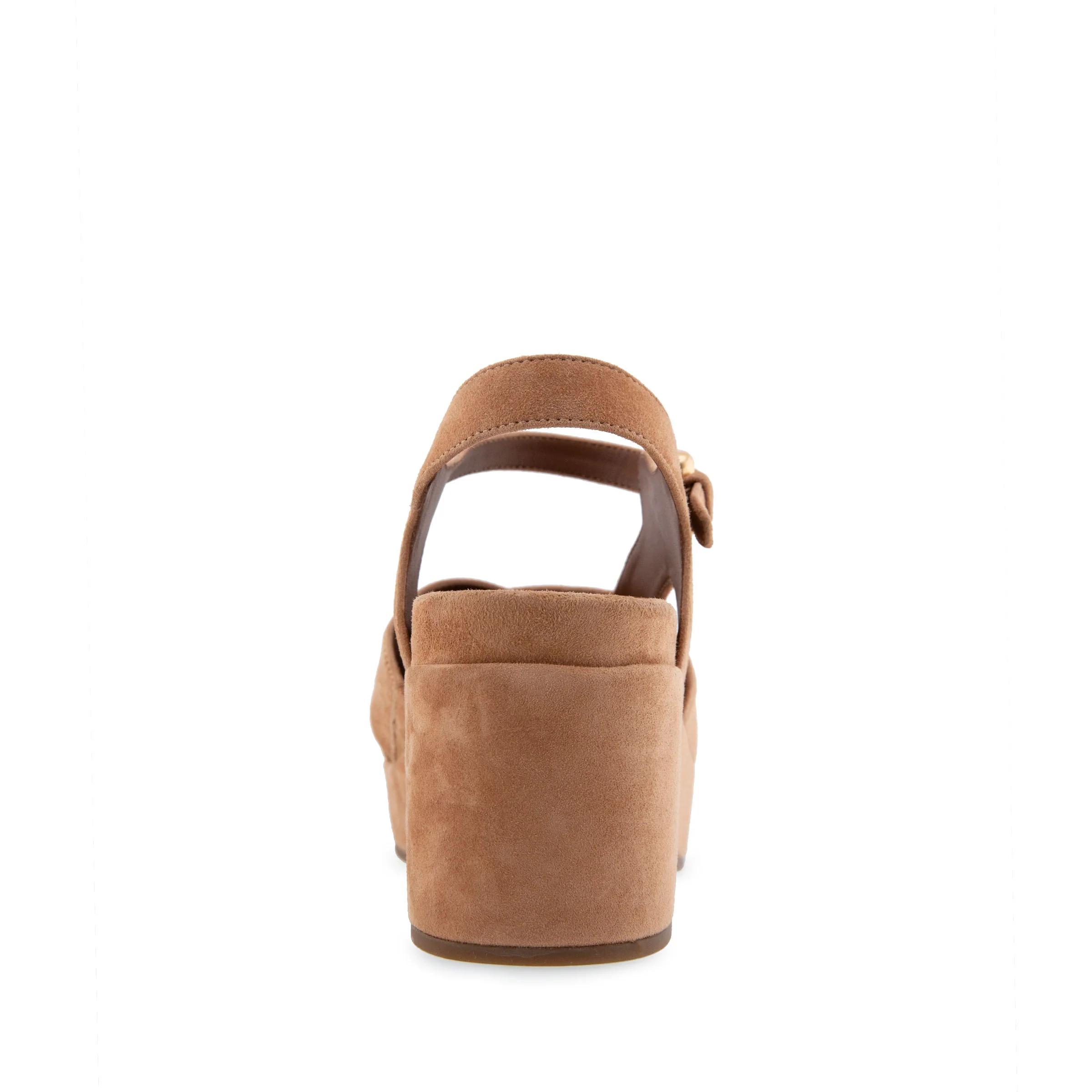 Cora Sandal Dress Platform | Tan Suede - Image 4