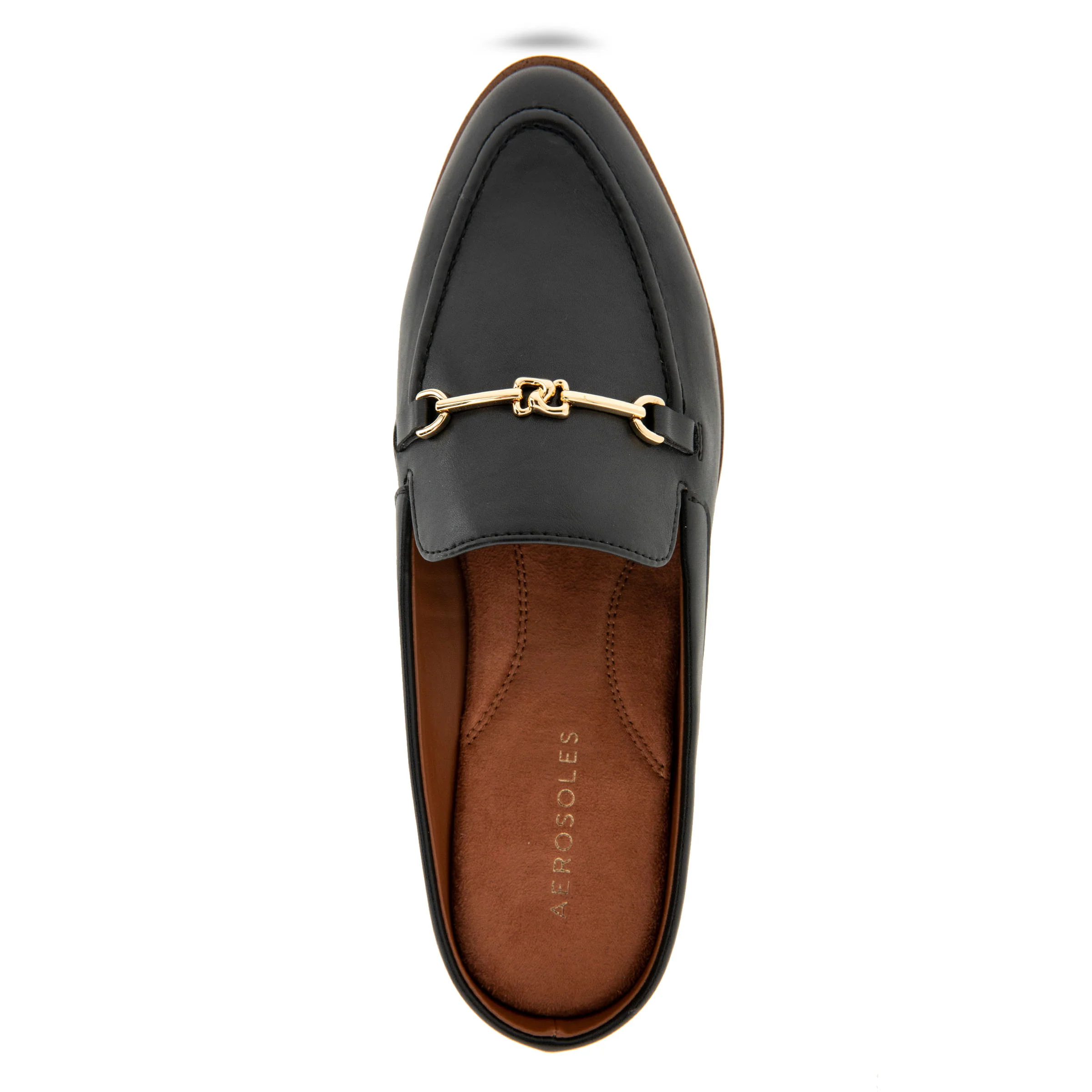 Erik Tailored Mule | Black Faux Leather - Image 3