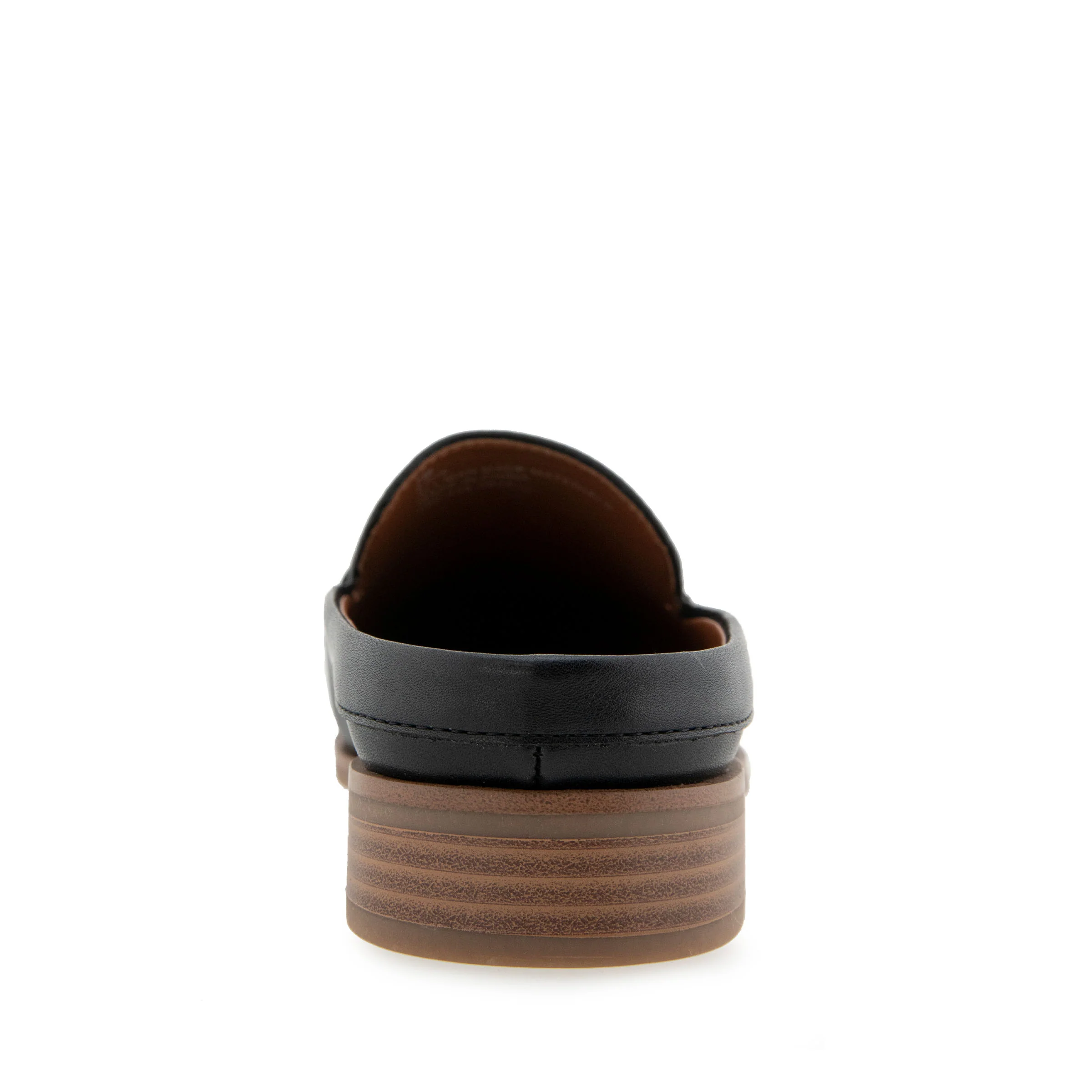 Erik Tailored Mule | Black Faux Leather - Image 4