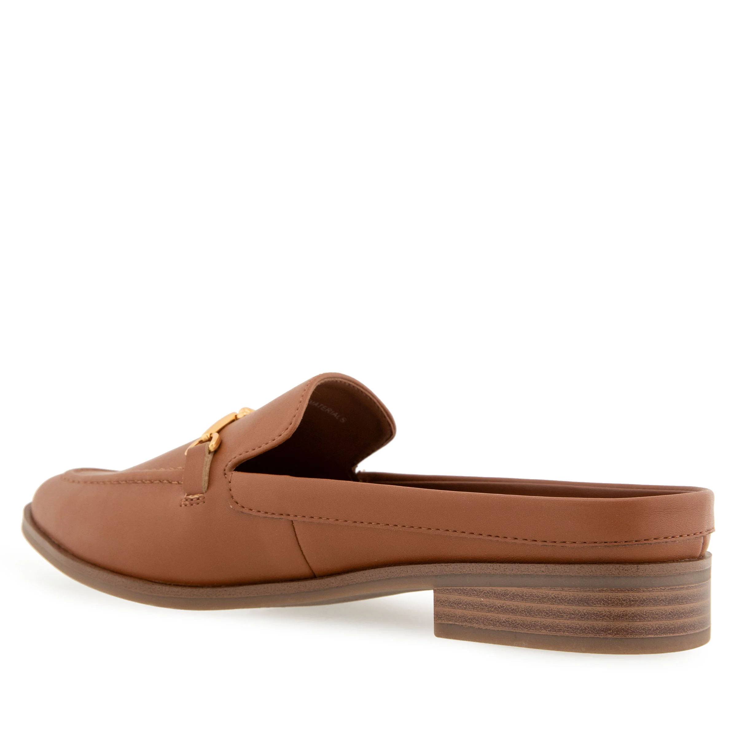 Erik Tailored Mule | Tan Faux Leather - Image 2