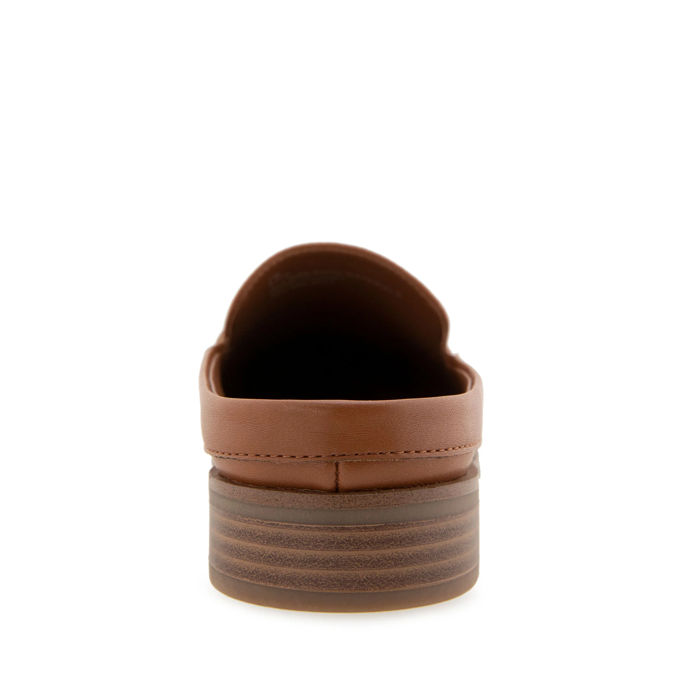 Erik Tailored Mule | Tan Faux Leather - Image 4