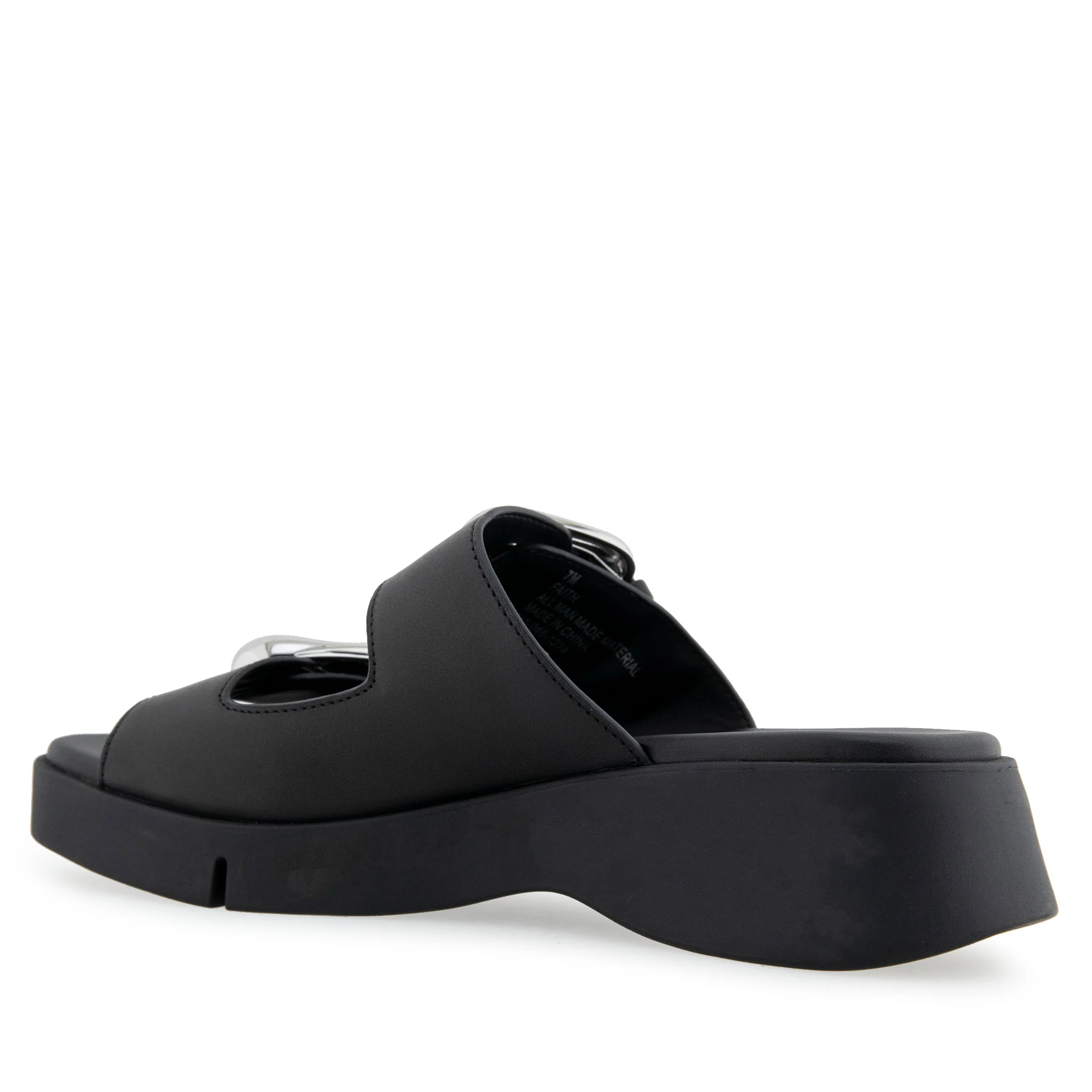 Faith Sandal Sport | Black Leather - Image 2