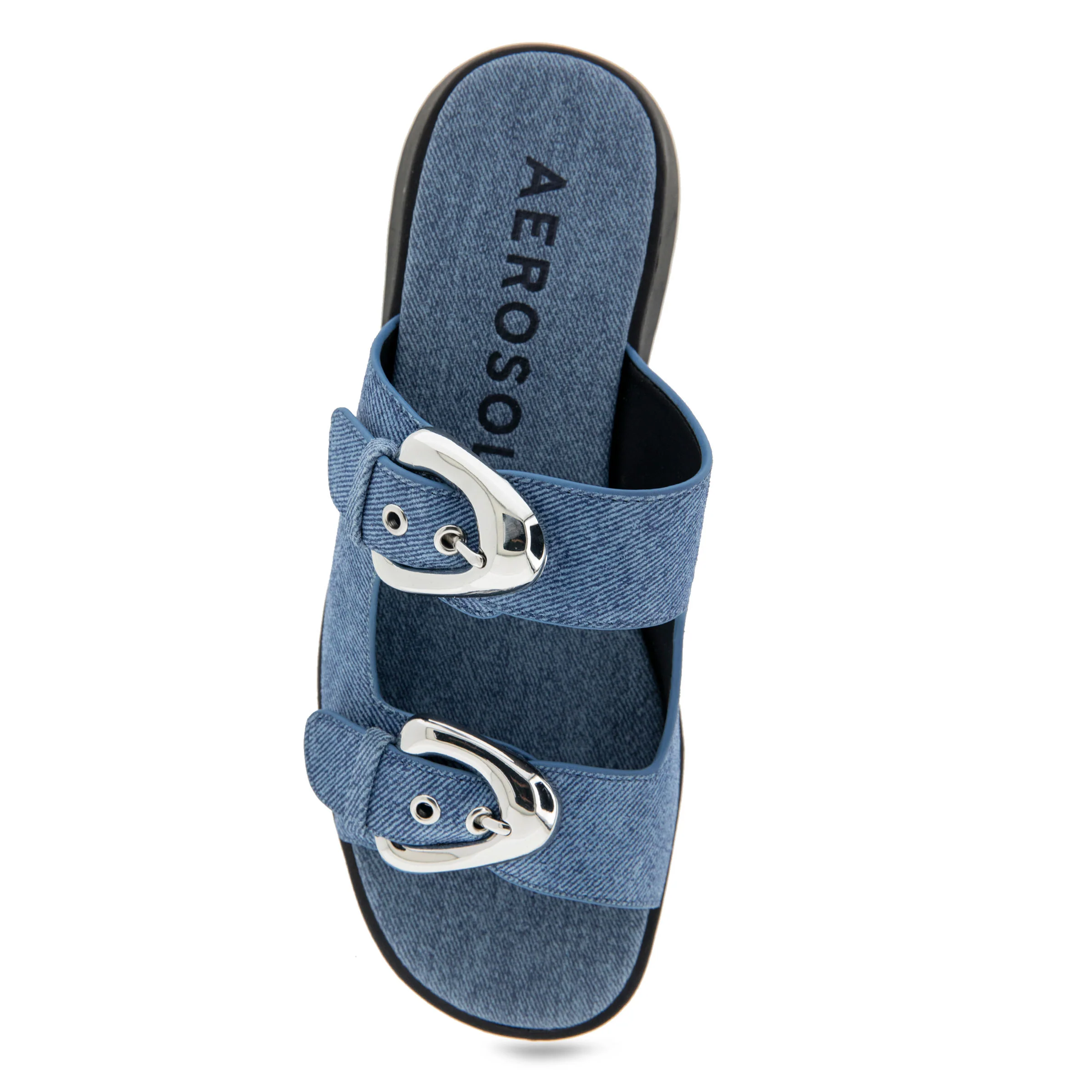 Faith Sandal Sport | Blue Denim Suede - Image 3