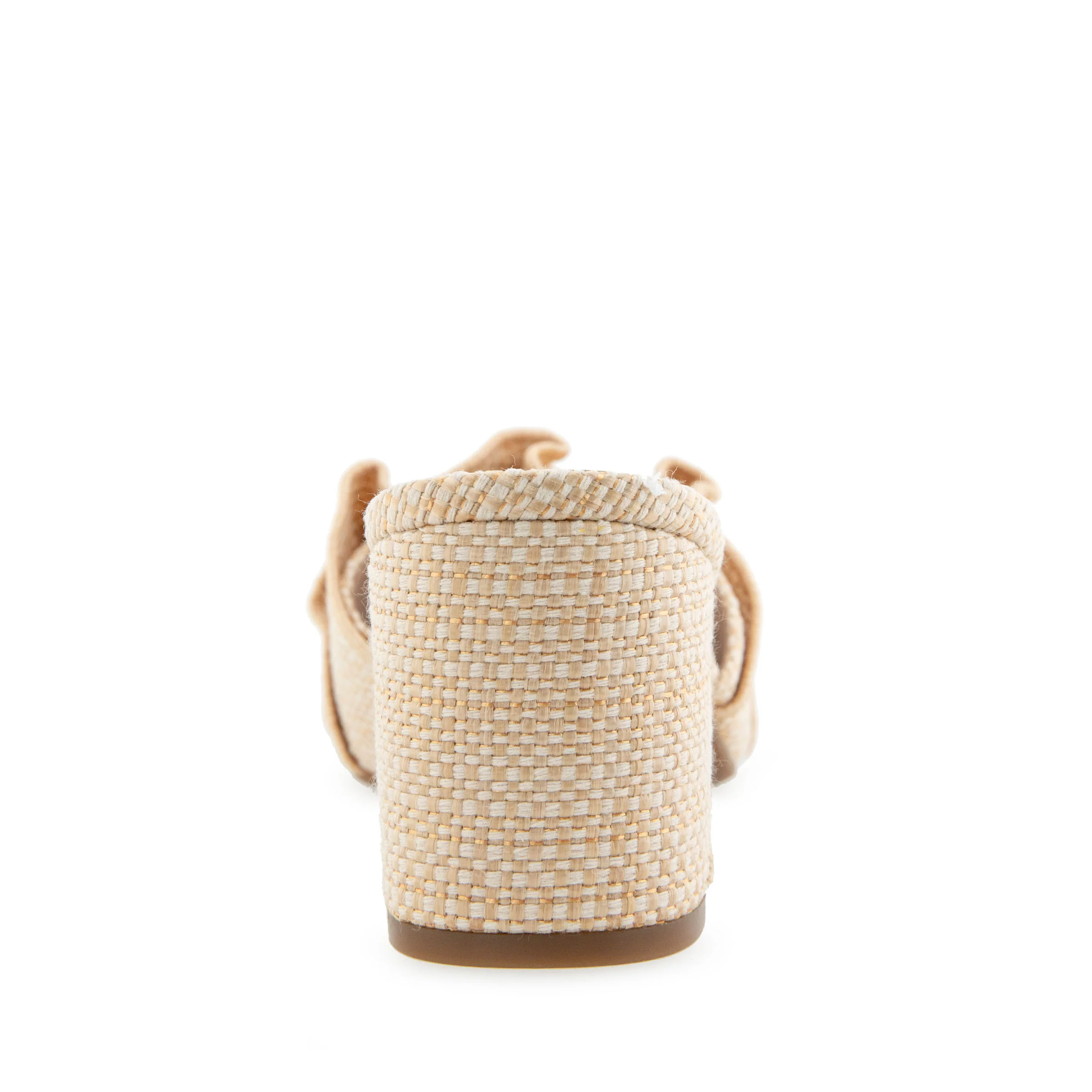 Gabrielle Sandal Block Heel | Natural Raffia - Image 4