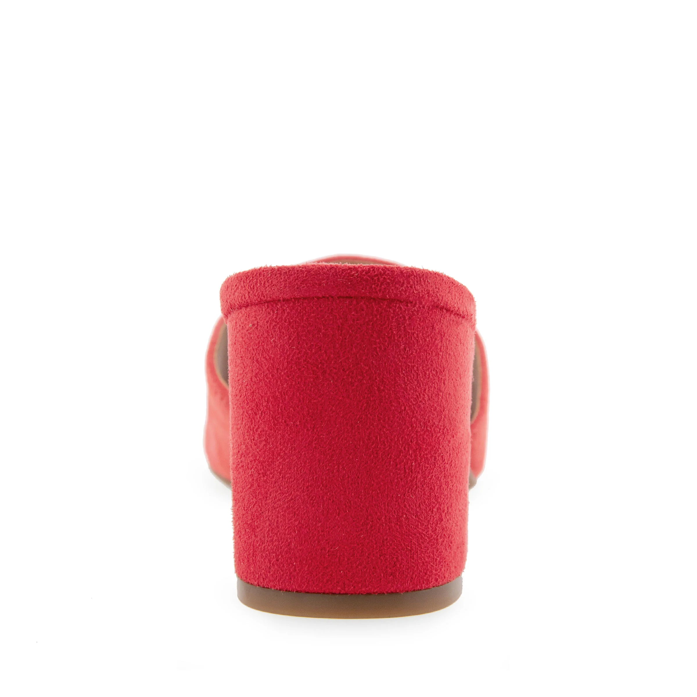 Gela Sandal Dress Block Heel | Coral Suede - Image 4