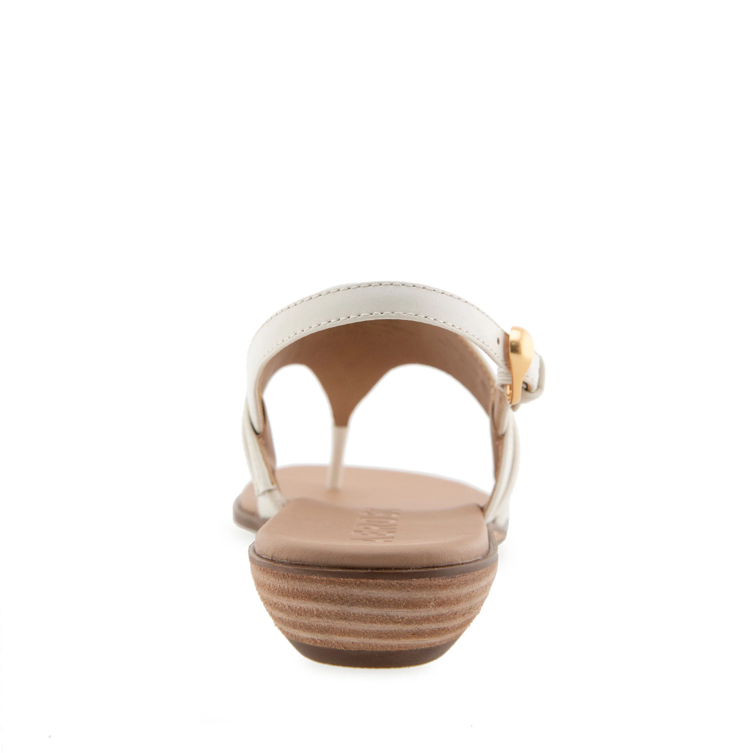 Gemal Sandal Flat | Eggnog Leather - Image 4