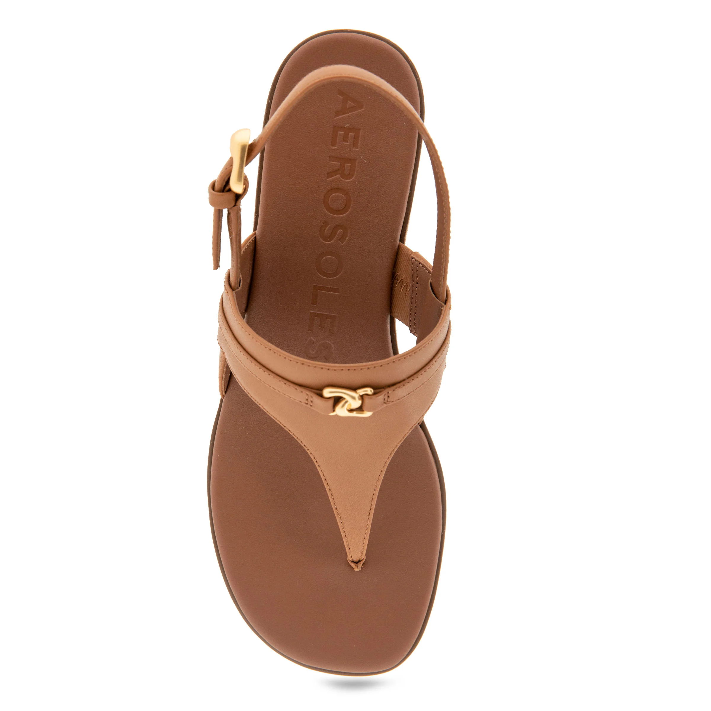 Gemal Sandal Flat | Tan Leather - Image 3