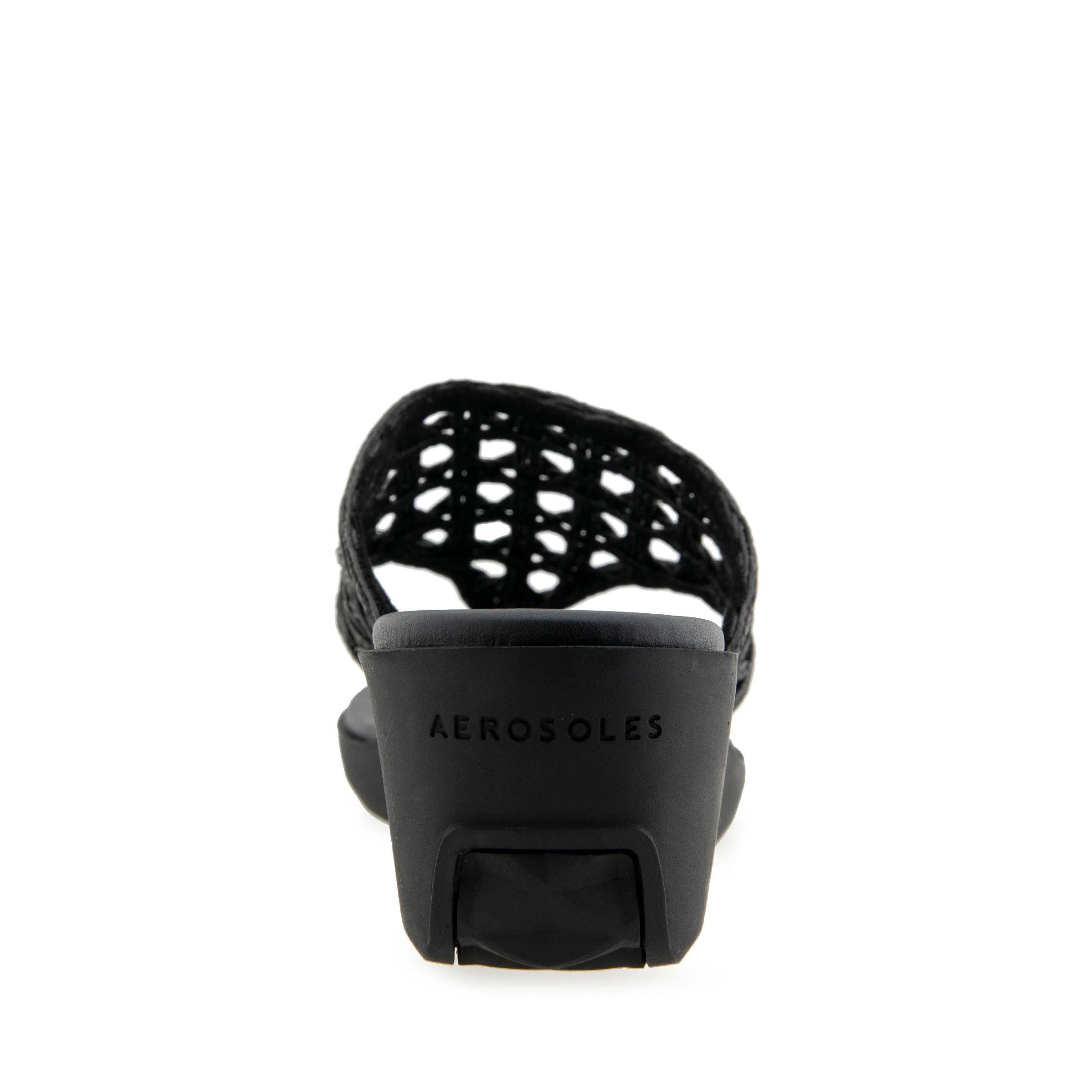 Ivie Sandal Wedge | Black Raffia - Image 4