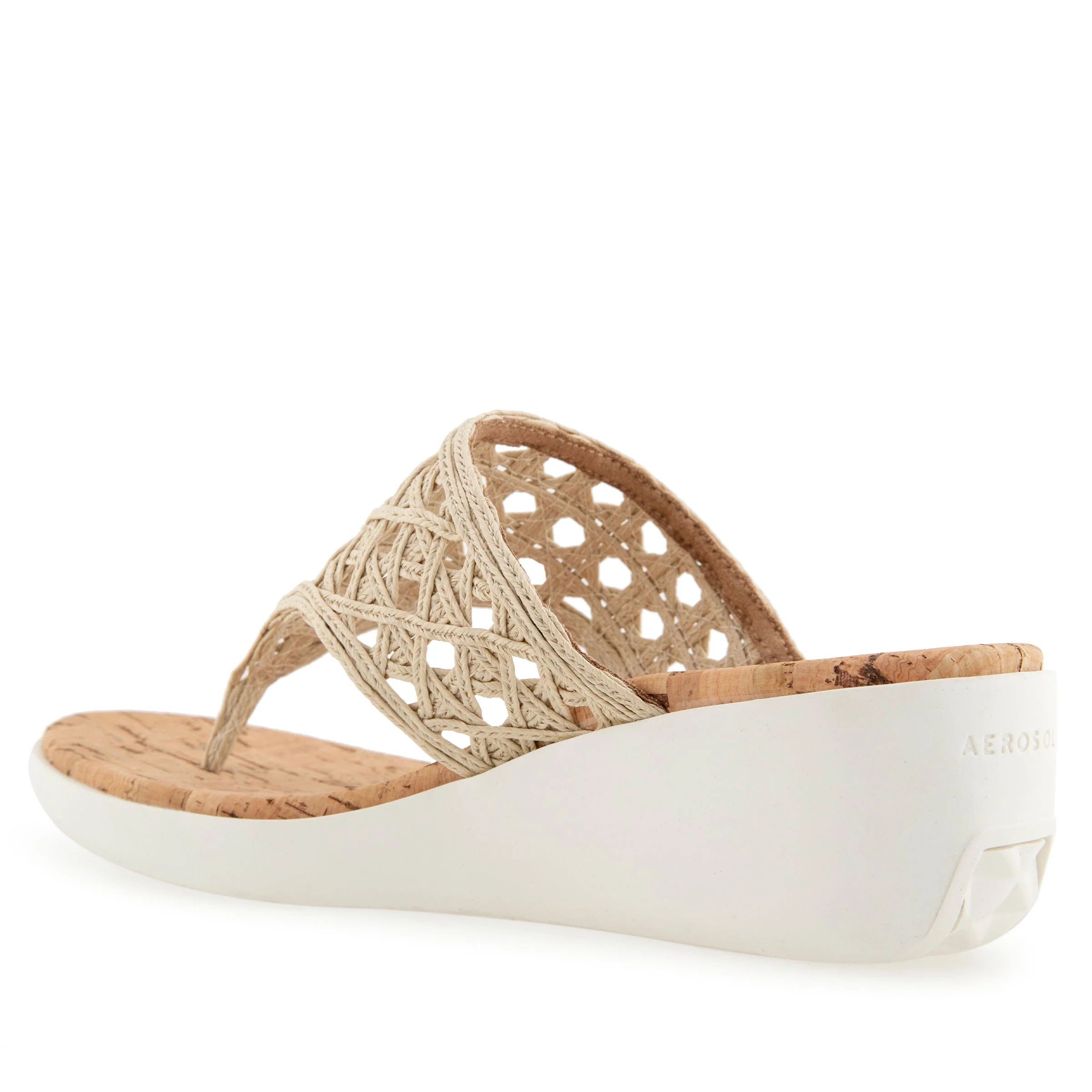 Ivie Sandal Wedge | Natural Raffia - Image 2