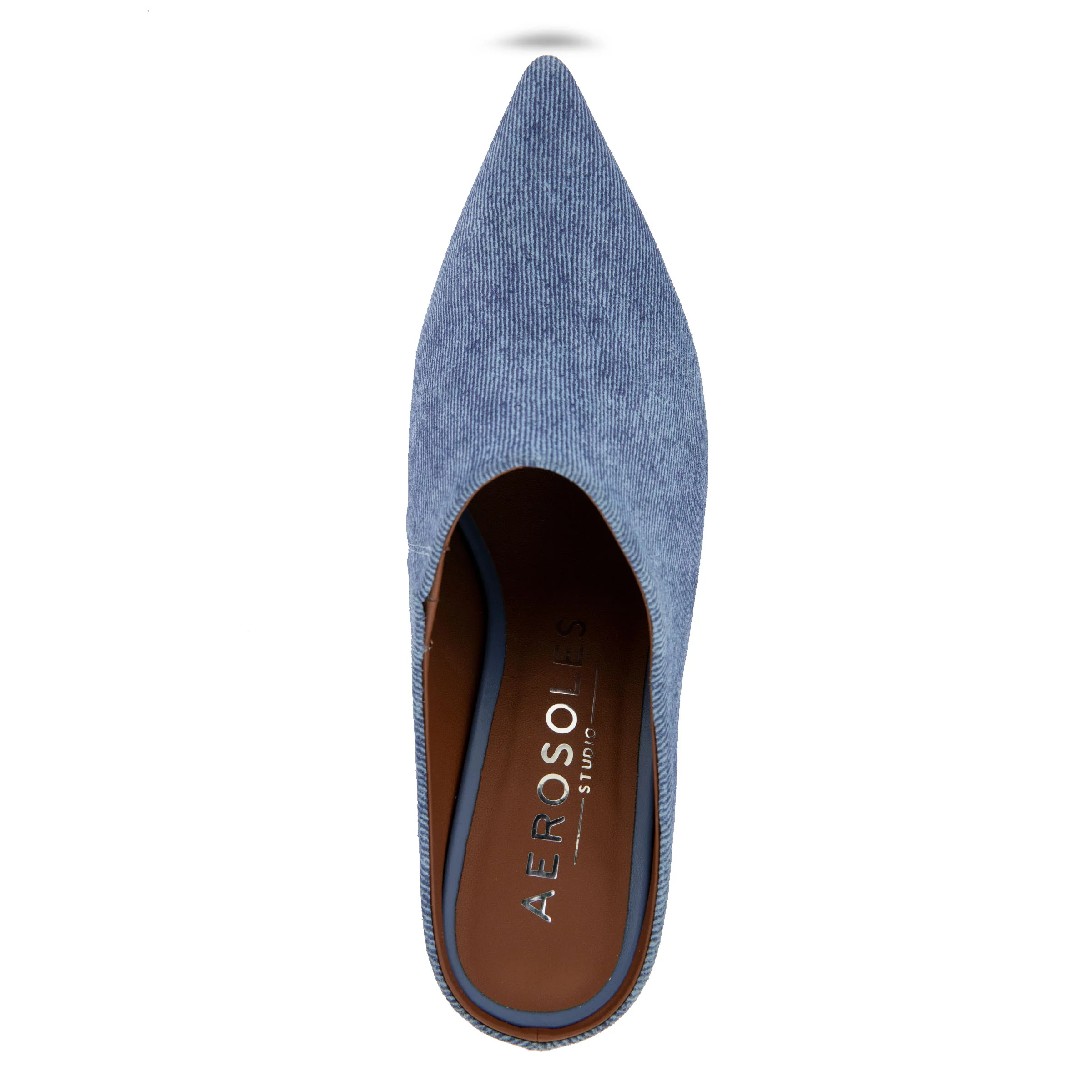 Jama Dress Mule | Blue Jean Denim Suede - Image 3