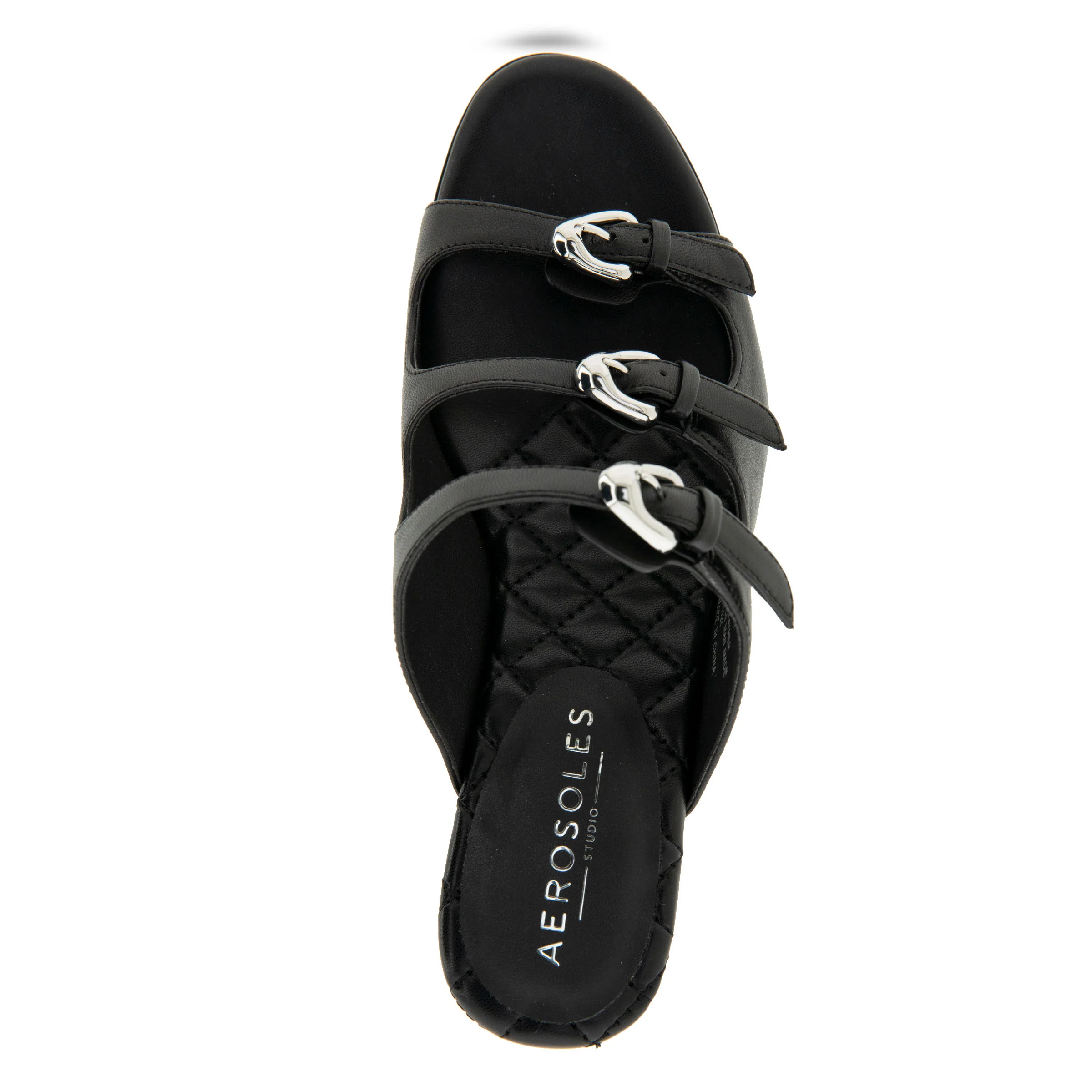 Jenna Sandal Dress Sculpted | Black Leather - Image 3