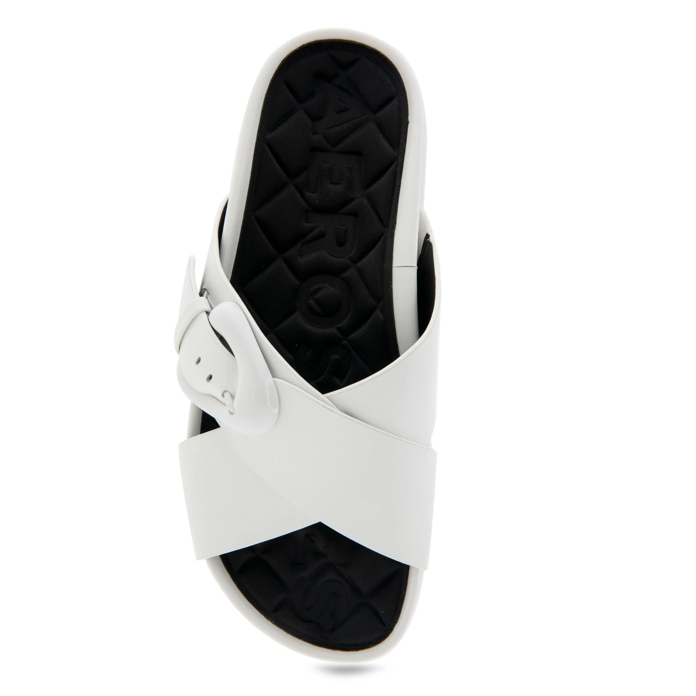 Lago Sandal Footbed | Bright White Leather - Image 3