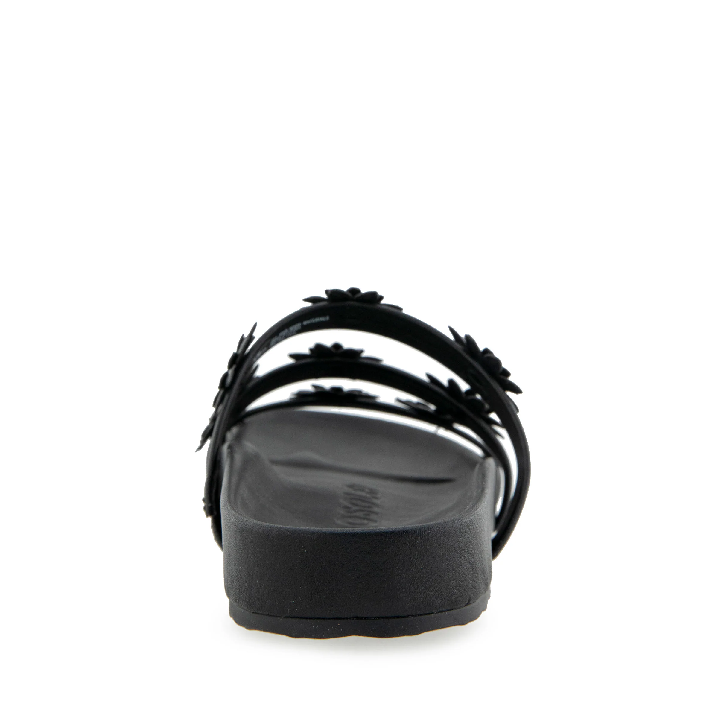 Leflor Sandal Footbed | Black Faux Leather - Image 4