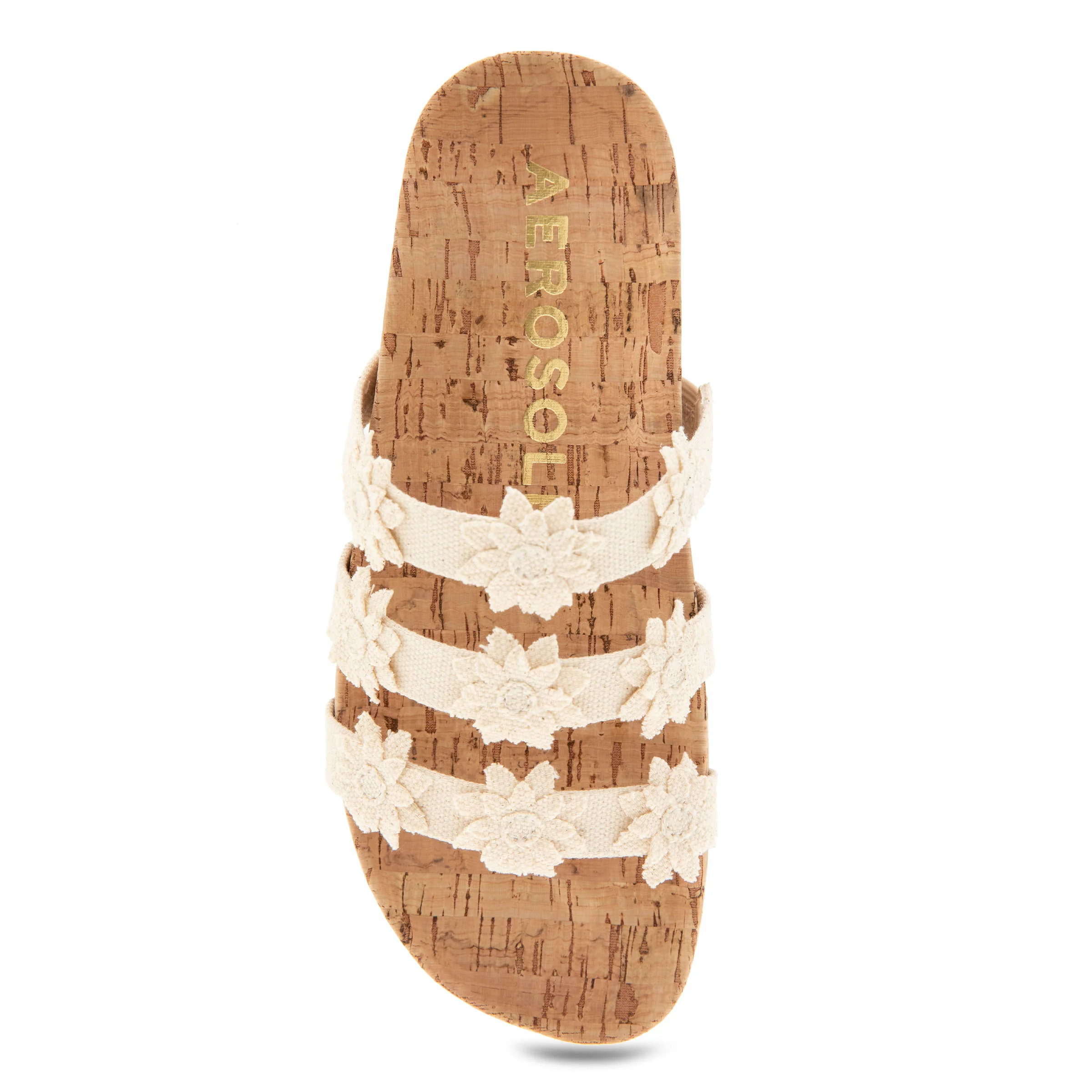 Leflor Sandal Footbed | Natural Canvas - Image 3