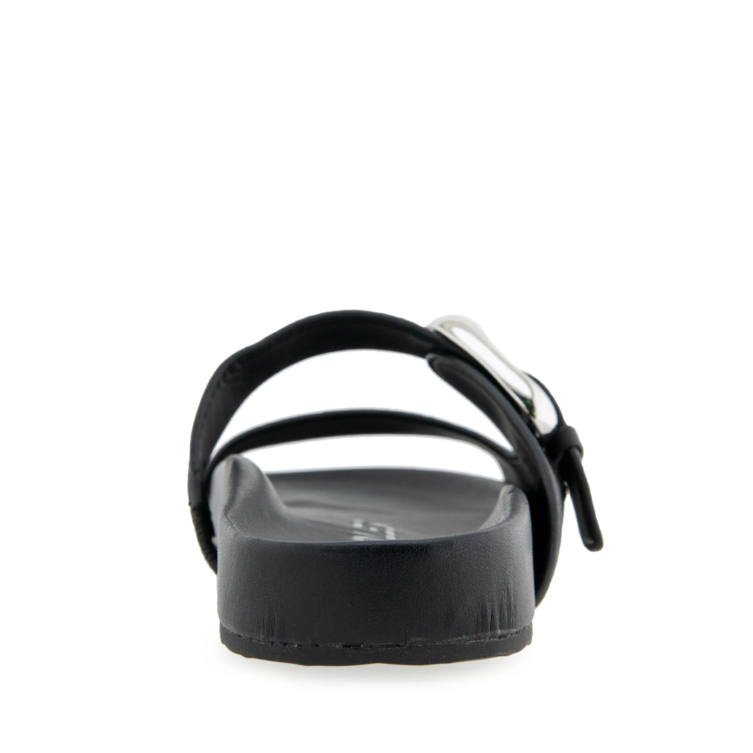 Lemon Sandal Footbed | Black Pebbled Leather - Image 4