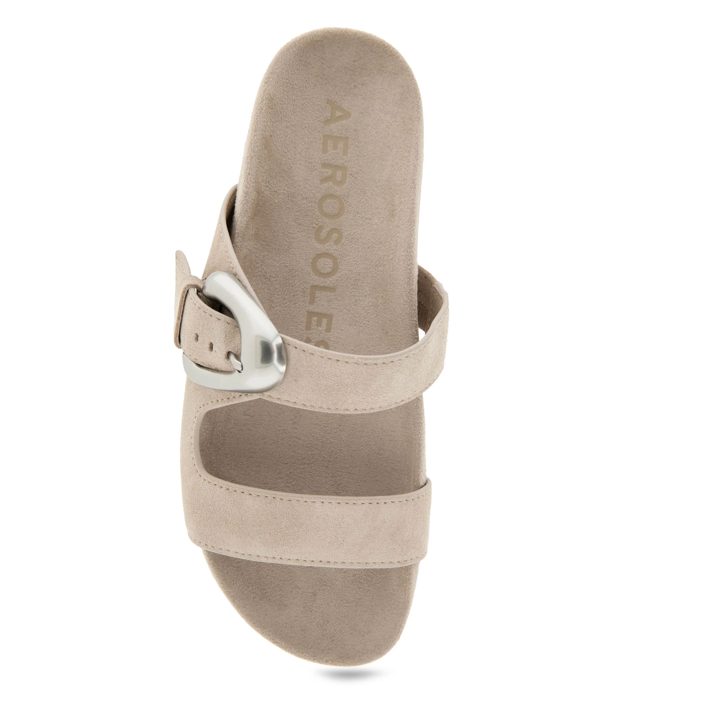 Lemon Sandal Footbed | Stone Suede - Image 3