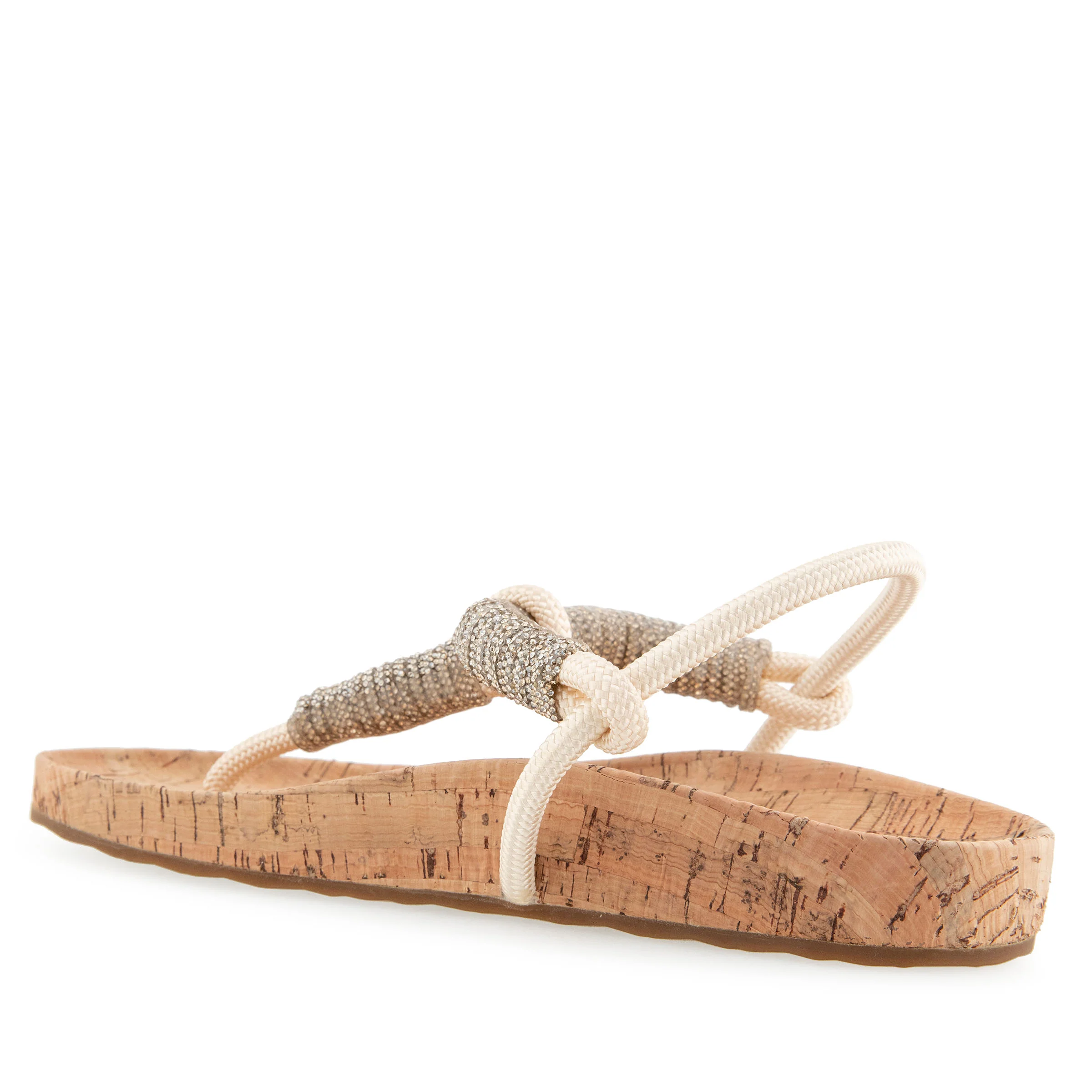 Leve Sandal Footbed | Crystal/Champagne - Image 2