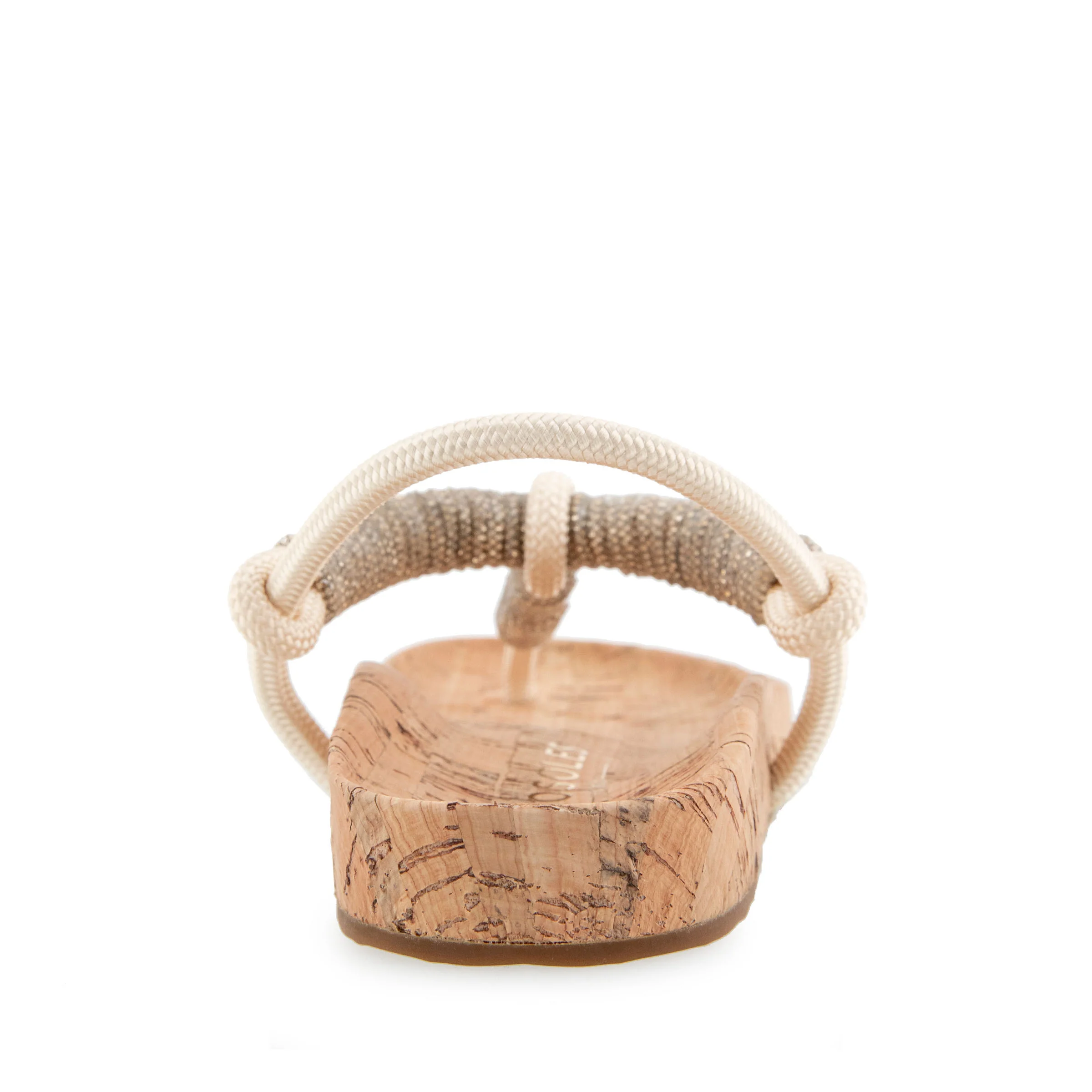 Leve Sandal Footbed | Crystal/Champagne - Image 4