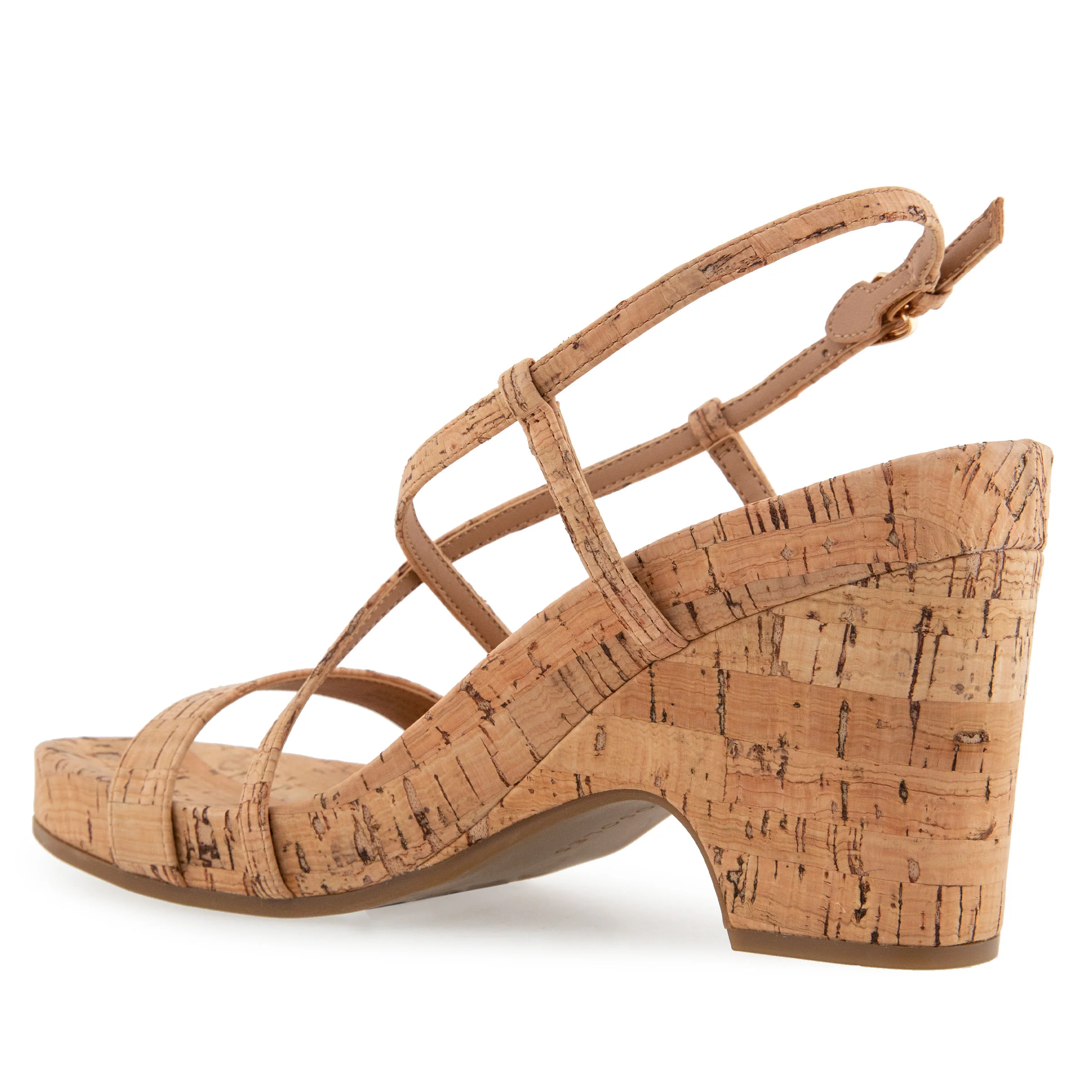 Miles Sandal Dress Platform | Natural Cork - Image 2