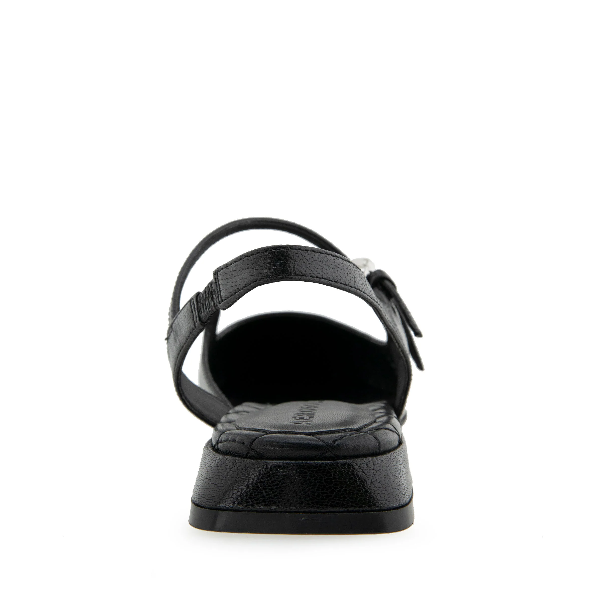 Napoli Dress Flat | Black Shiny Leather - Image 4