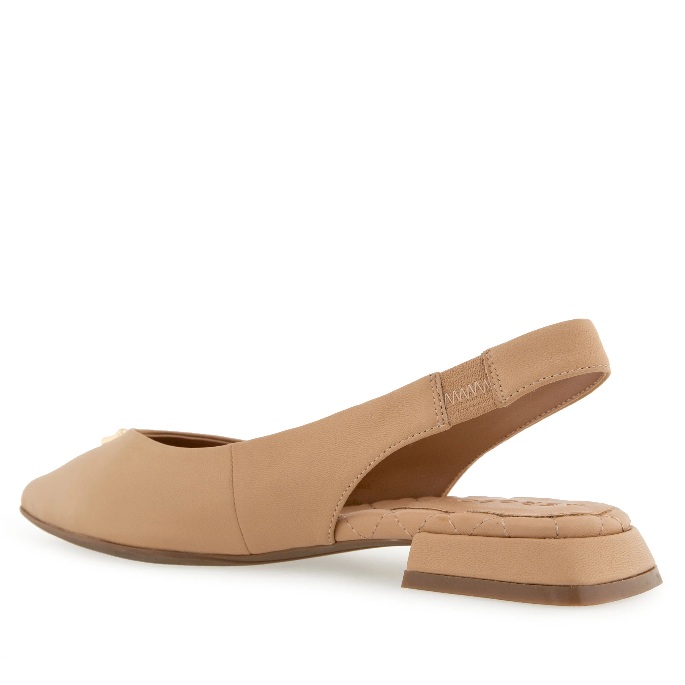 Nayana Dress Flat | Beige Bisque Leather - Image 2