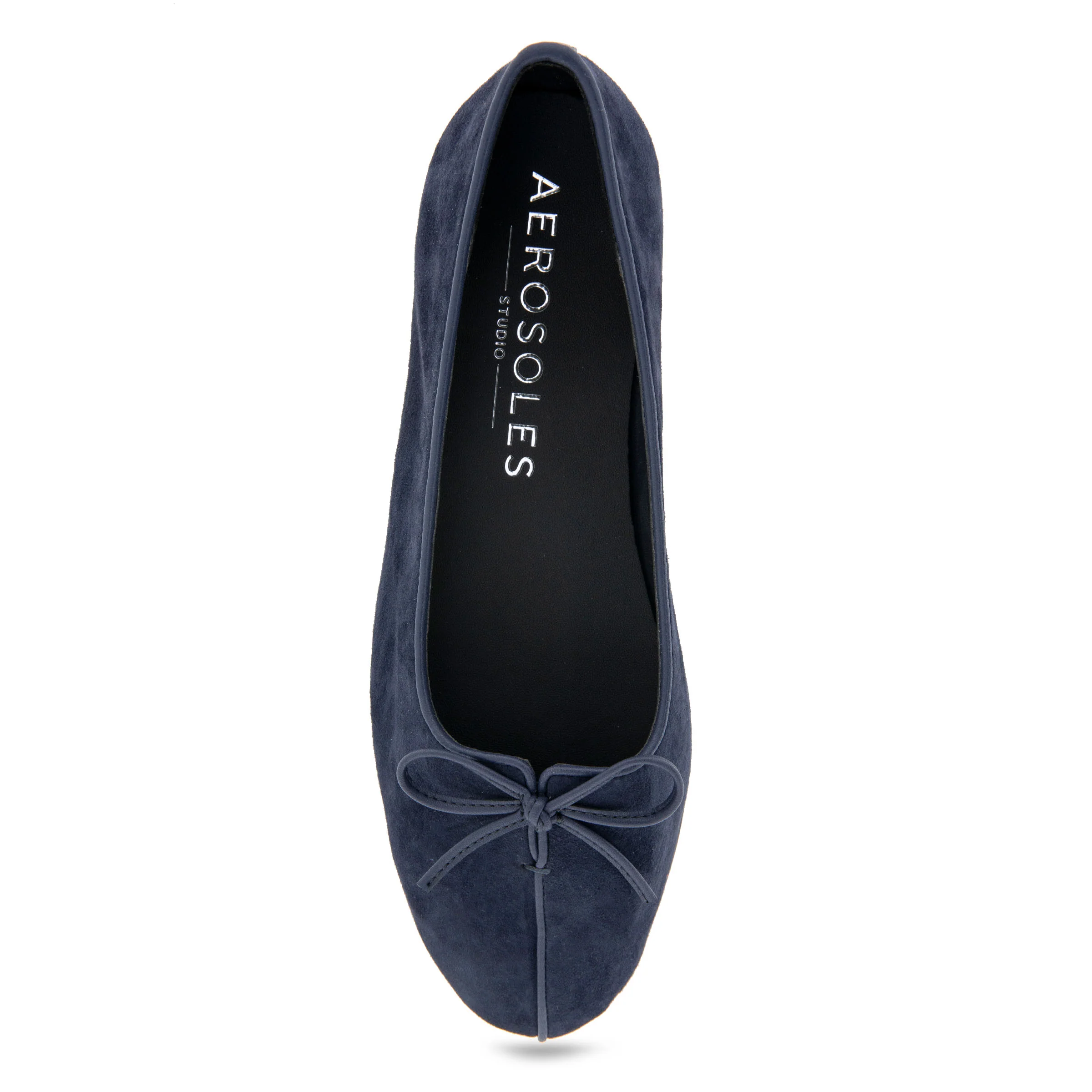 Novia Dress Flat | Navy Suede - Image 3