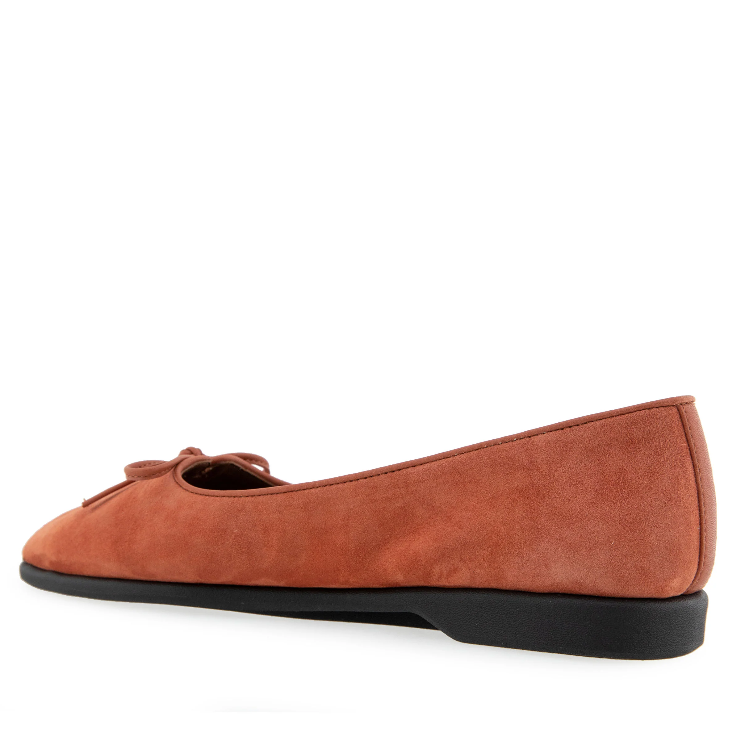 Novia Dress Flat | Rust Suede - Image 2