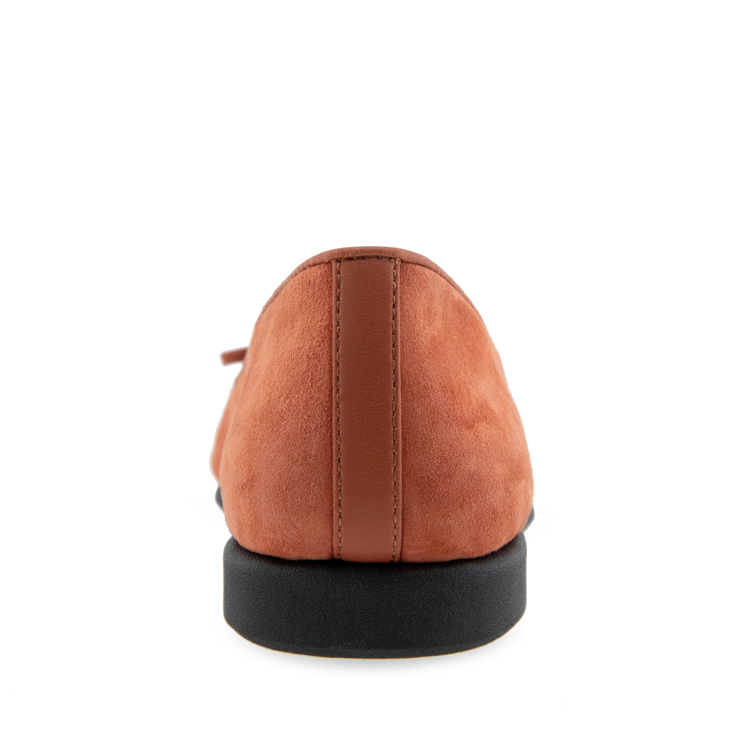 Novia Dress Flat | Rust Suede - Image 4