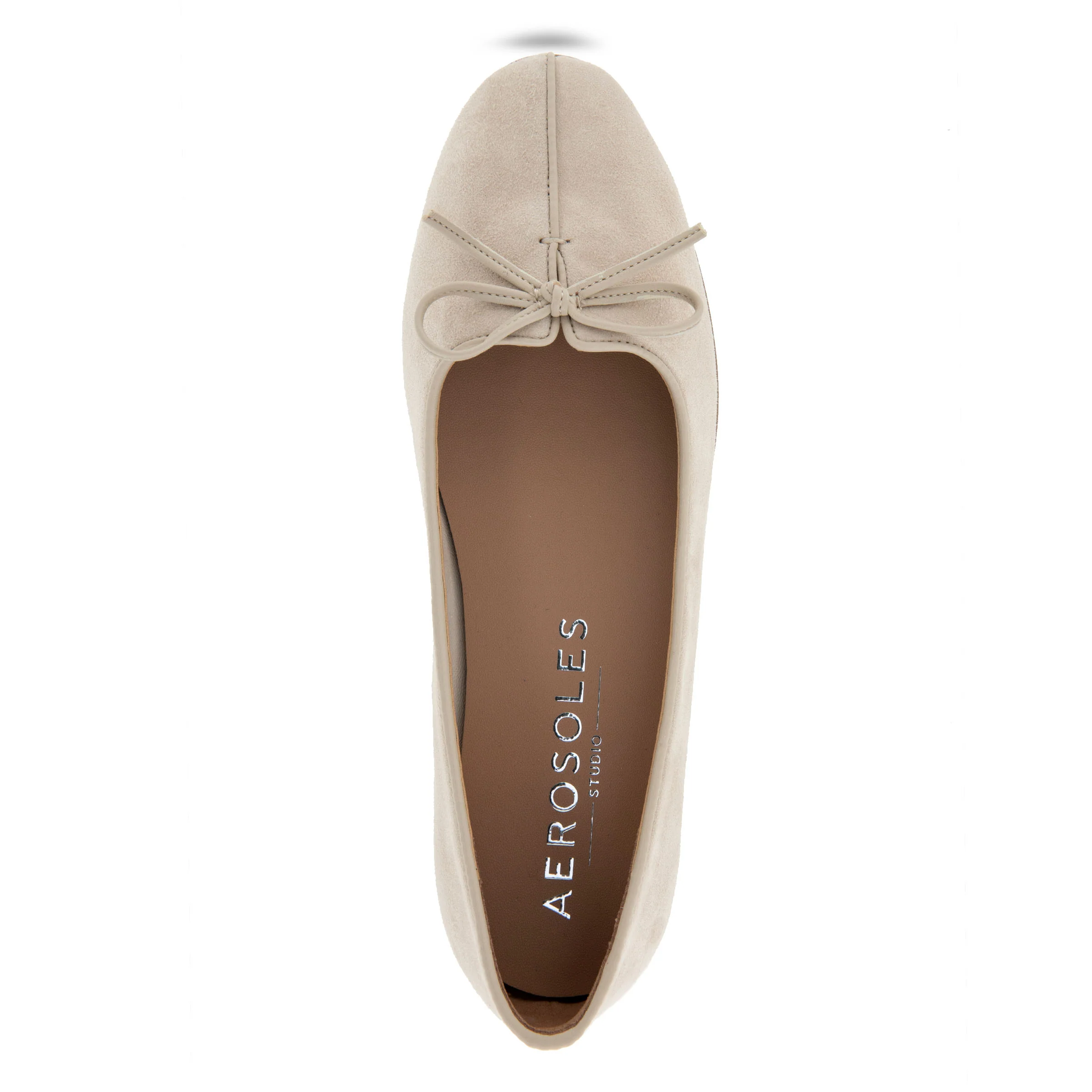 Novia Dress Flat | Stone Suede - Image 3