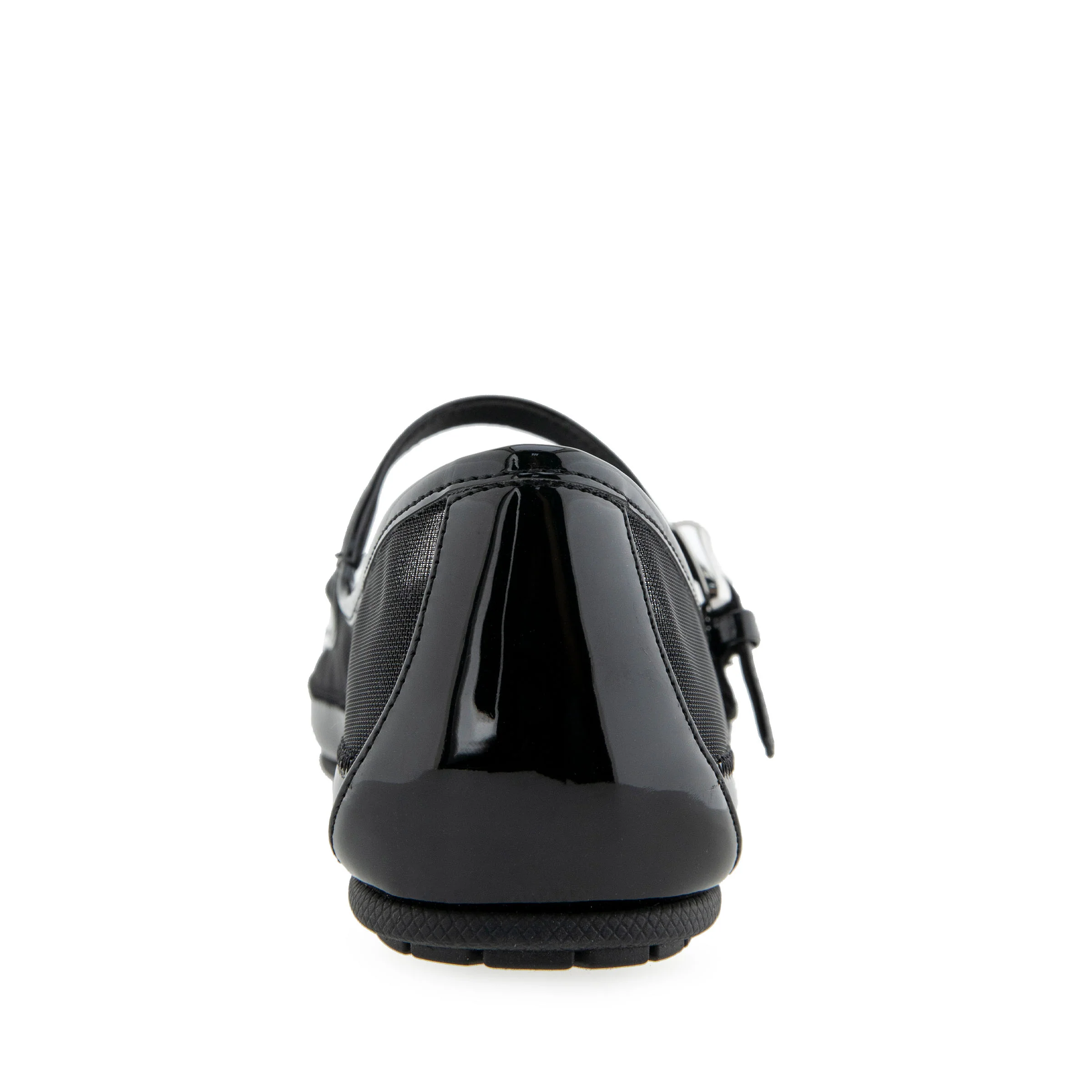 Petal Dress Flat | Black Mesh Fabric - Image 4