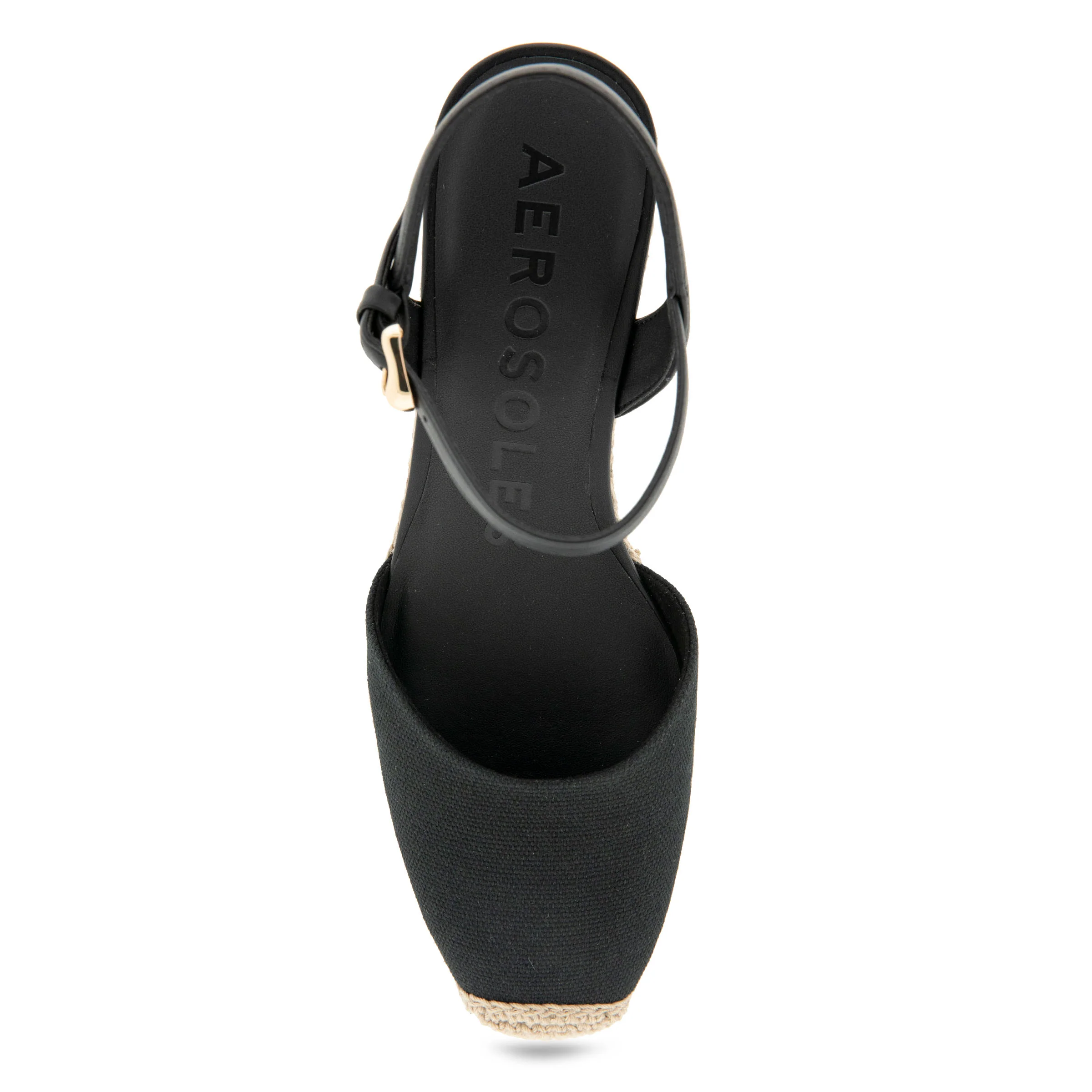 Real Dress Wedge | Black Canvas - Image 3