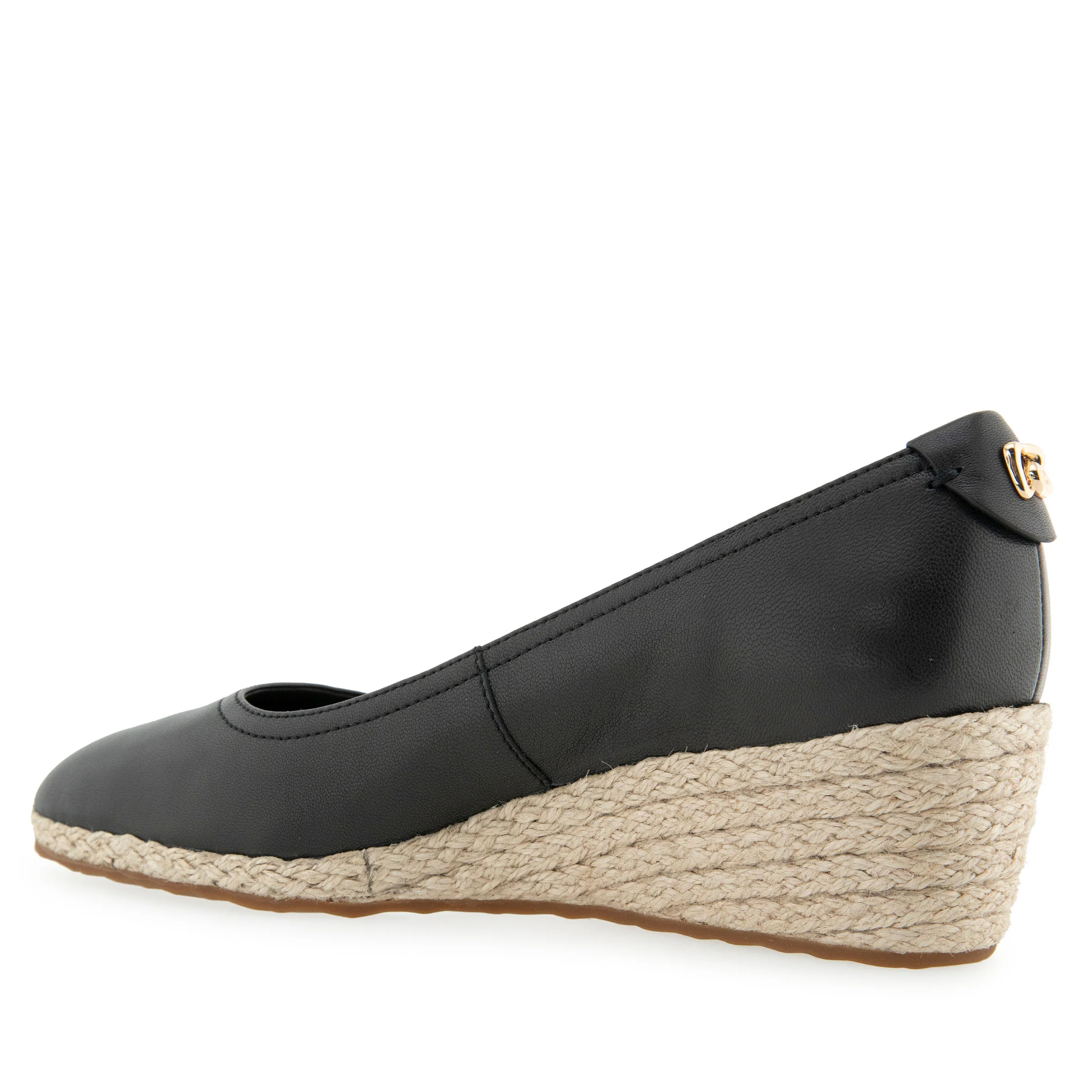 Roma Dress Wedge | Black Leather - Image 2