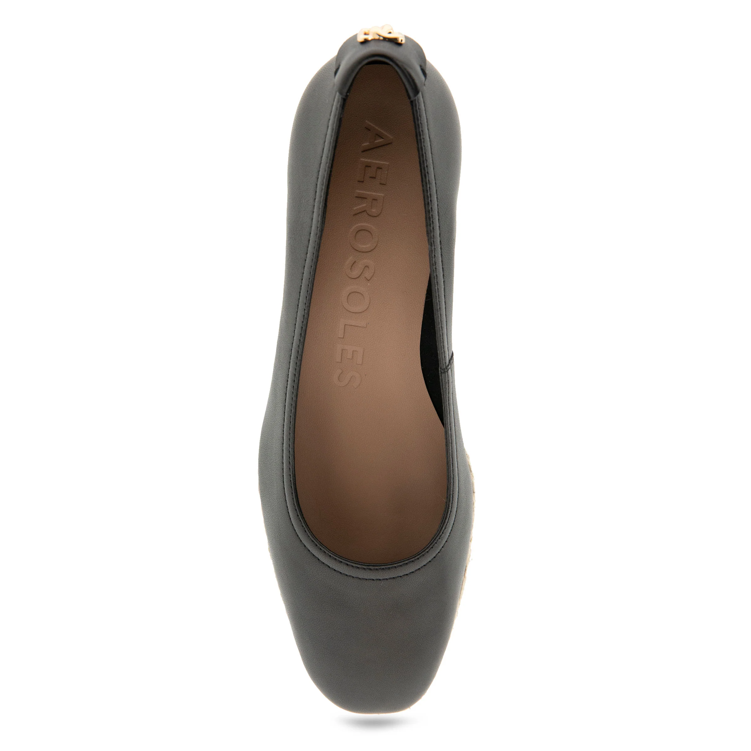Roma Dress Wedge | Black Leather - Image 3
