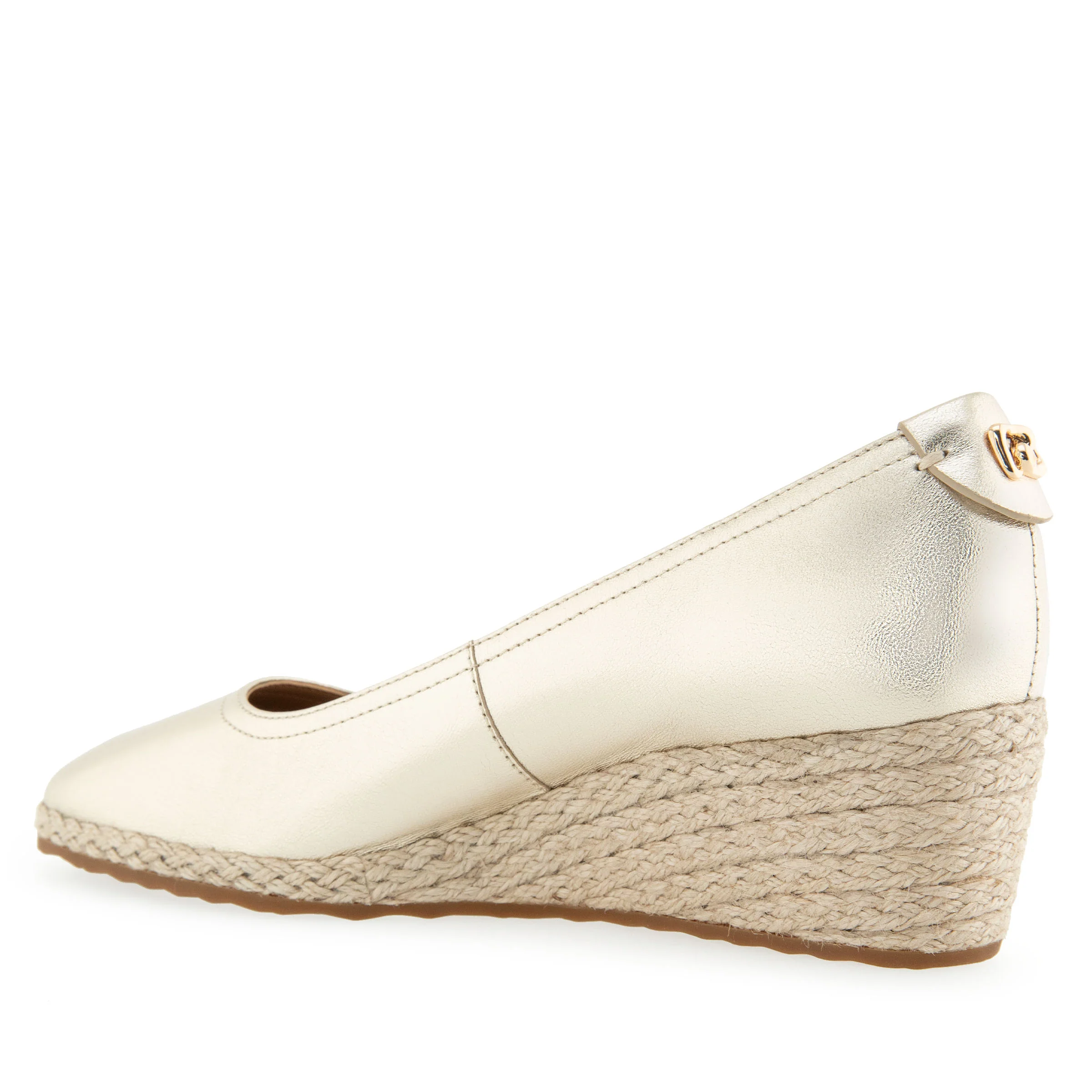 Roma Dress Wedge | Soft Gold Leather - Image 2