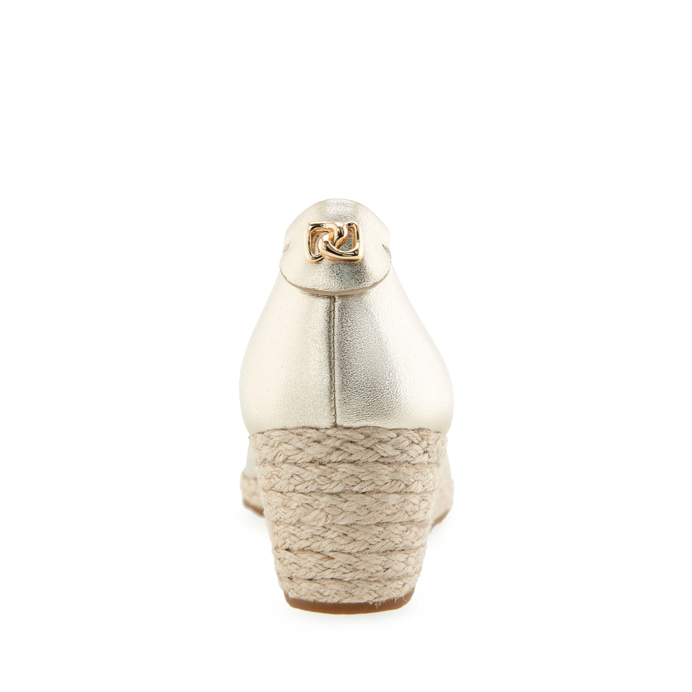 Roma Dress Wedge | Soft Gold Leather - Image 4