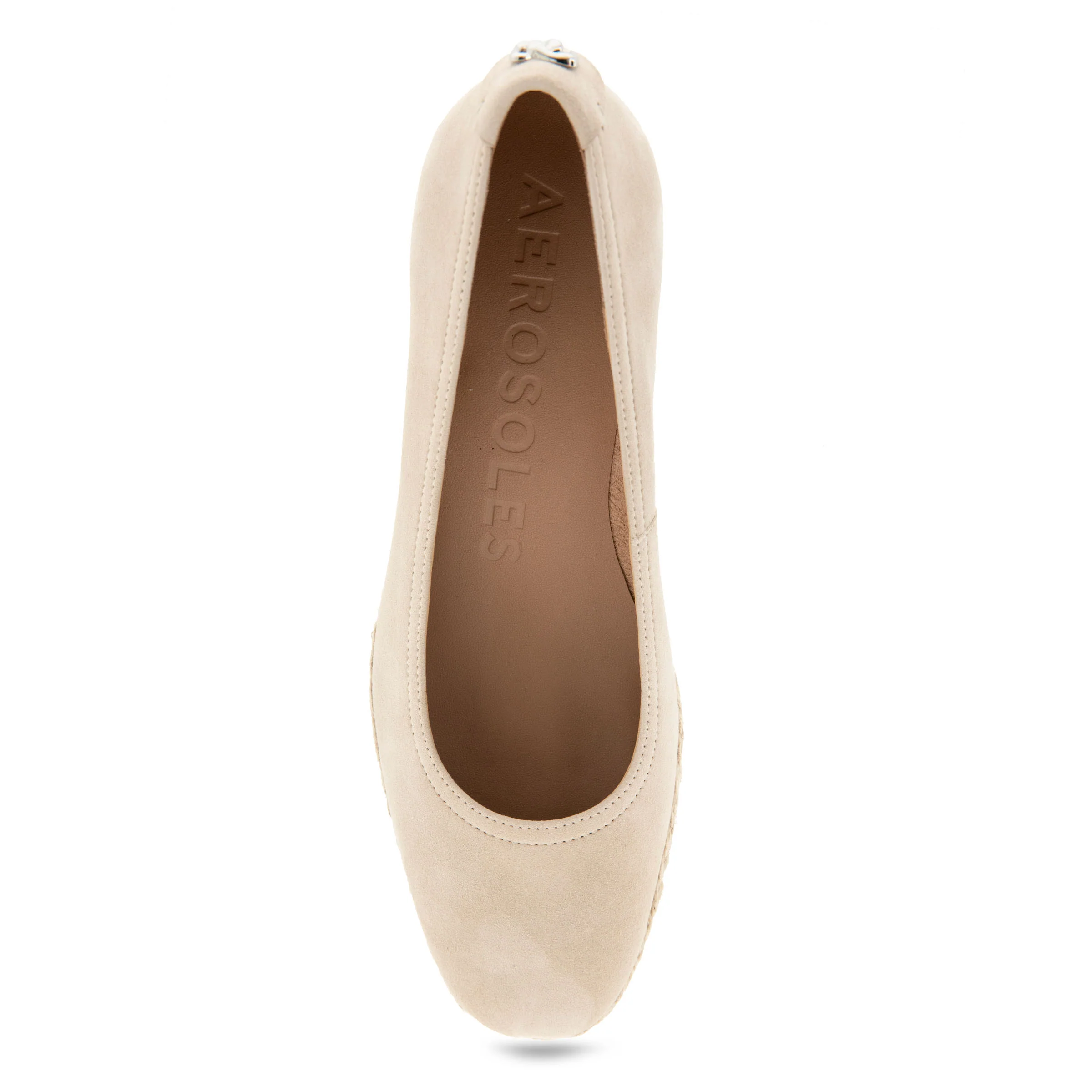 Roma Dress Wedge | Stone Suede - Image 3